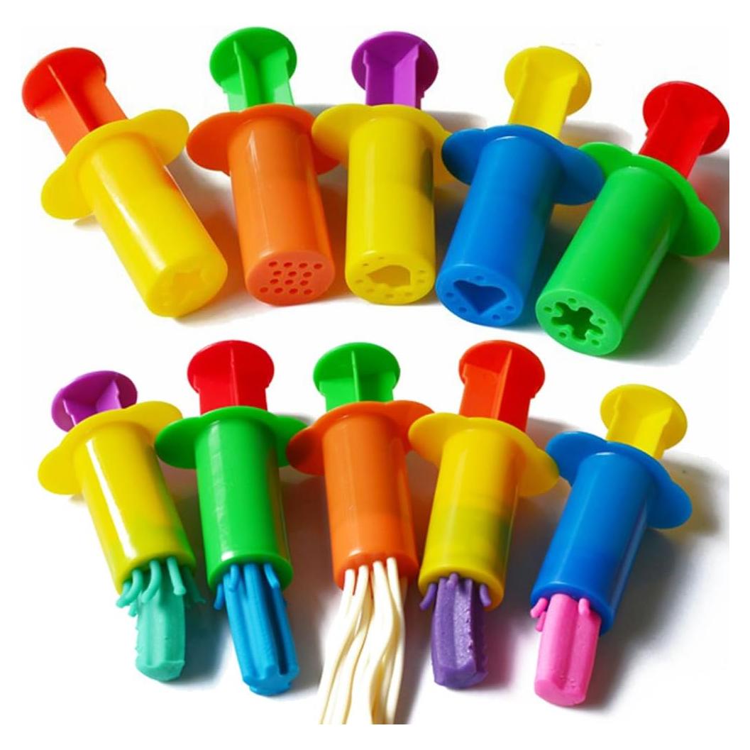 Set de 10 Extrusores de Masa Rimobul - Colores Variados