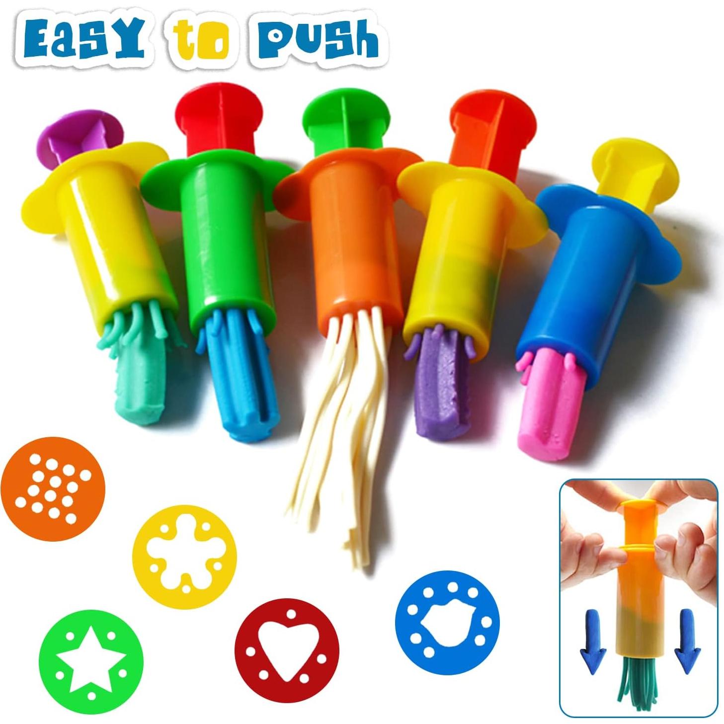 Set de 10 Extrusores de Masa Rimobul - Colores Variados