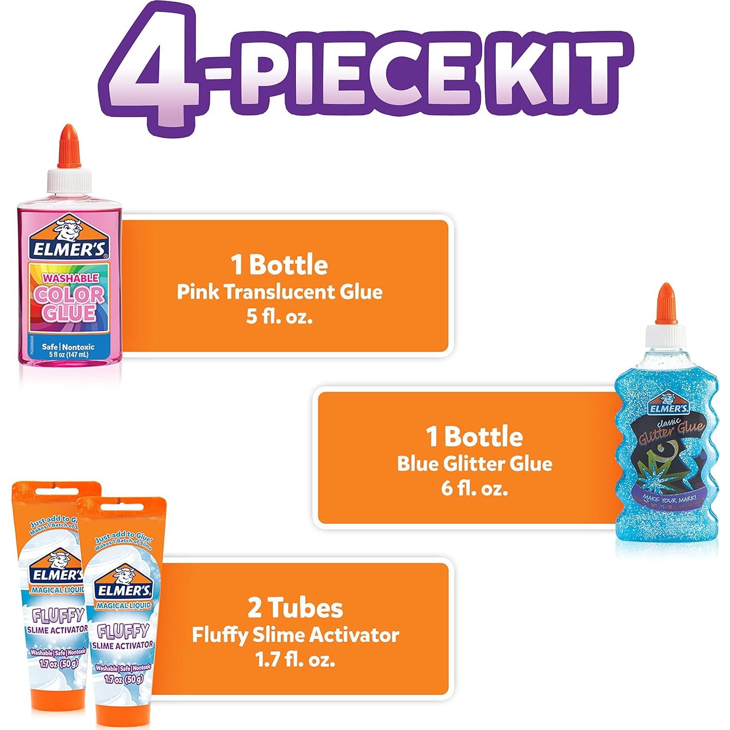 Kit de Slime Esponjoso Elmer's con Pegamento y Activador