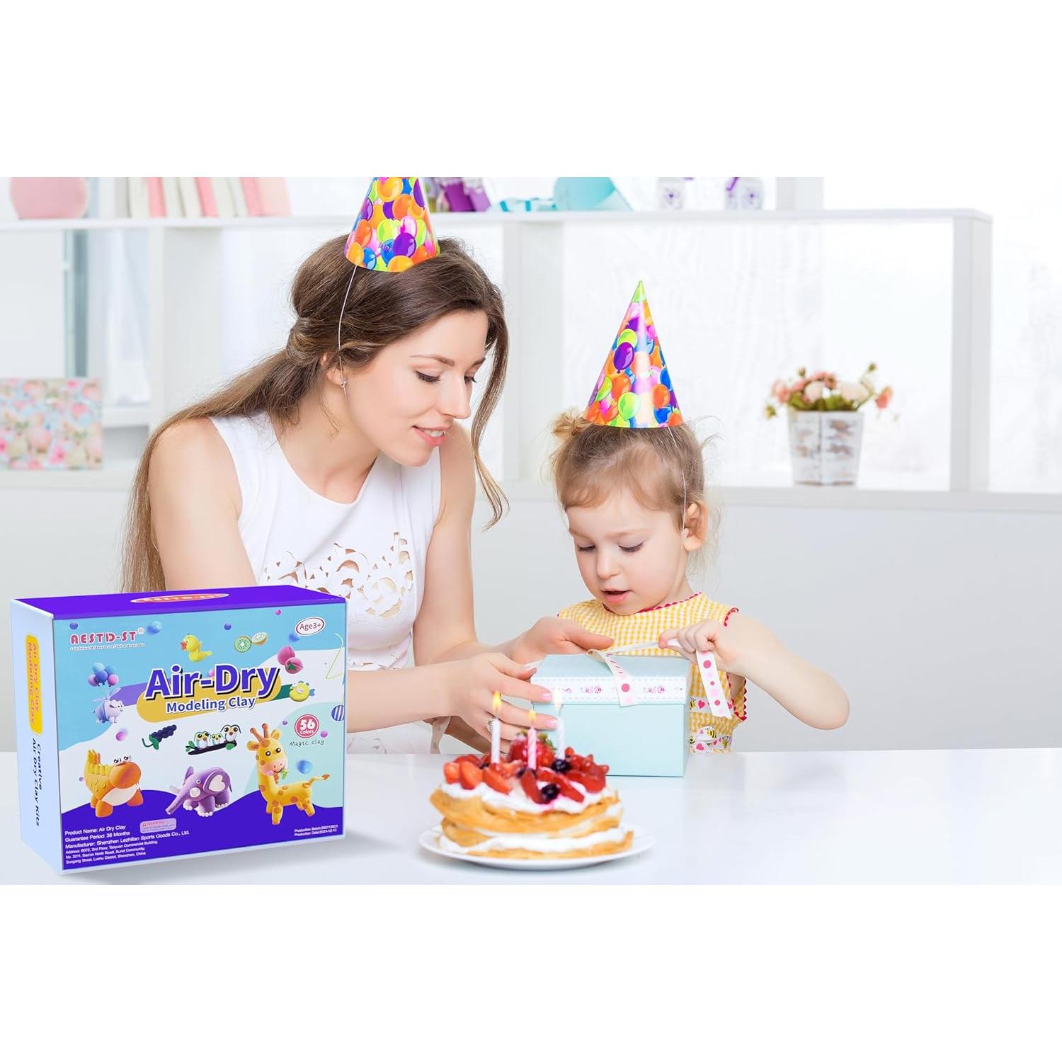 Arcilla Secada al Aire Aestd-ST 66 Colores Kit Creativo