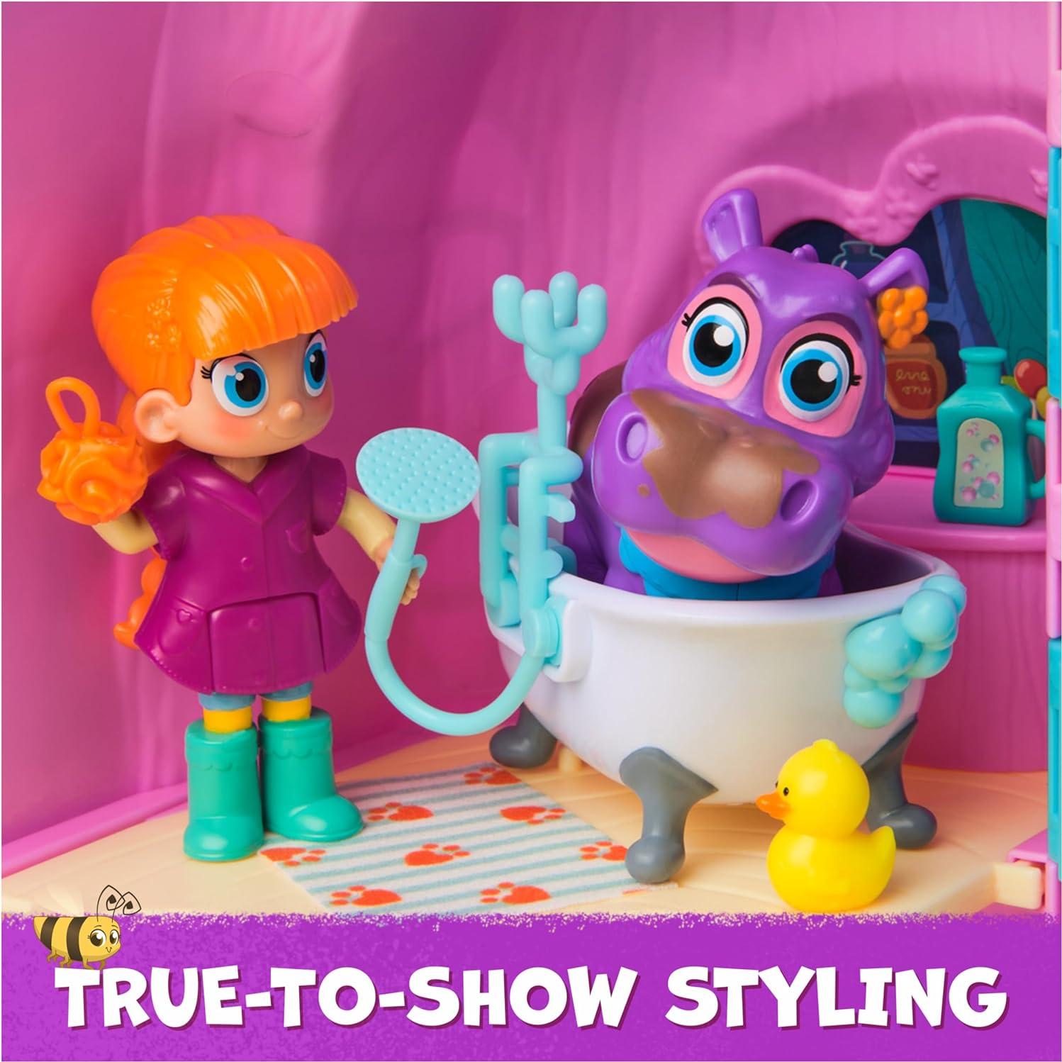 Juguete Veterinario Spin Master Juno Baño Burbujas 2 Figuras