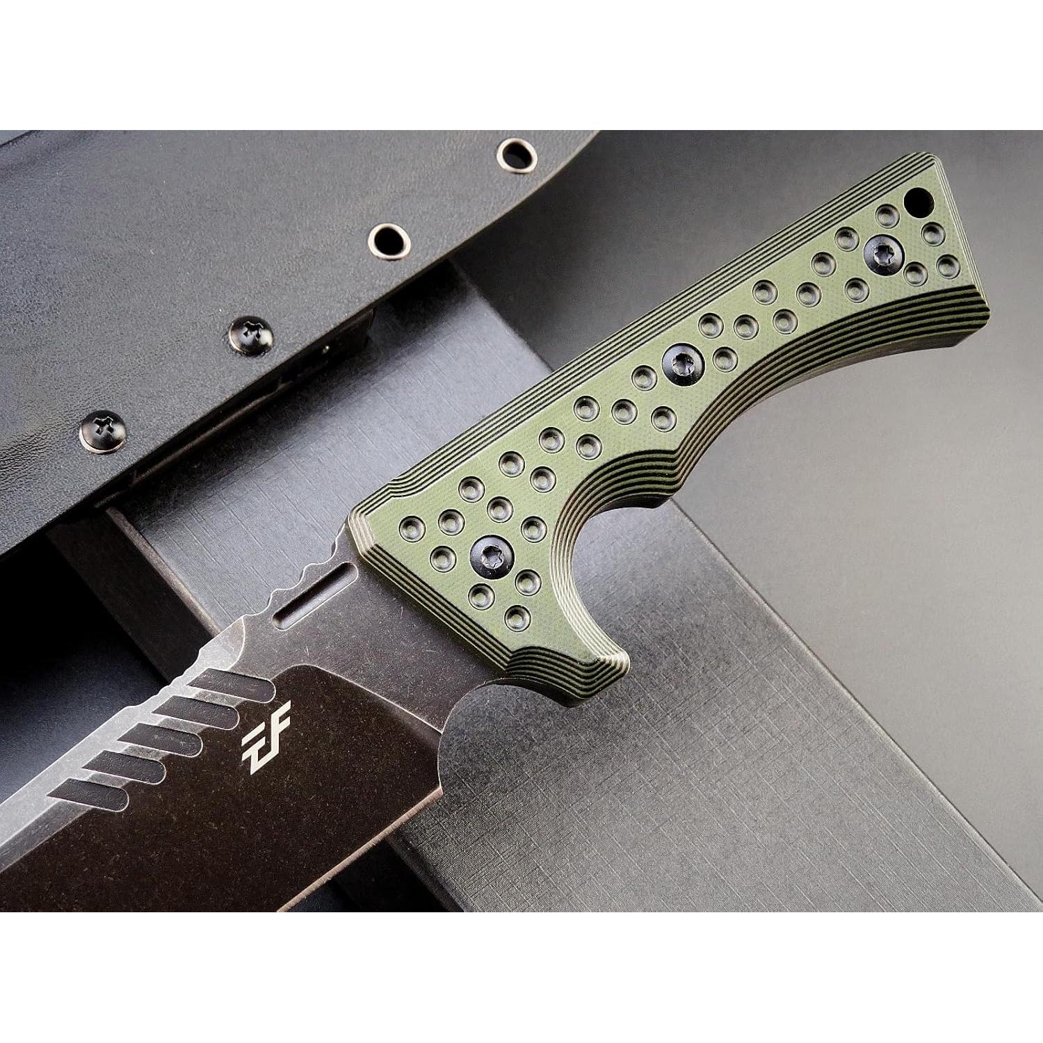 Cuchillo Fijo Eafengrow EF146 Acero Sleipner 19 cm Mango G10