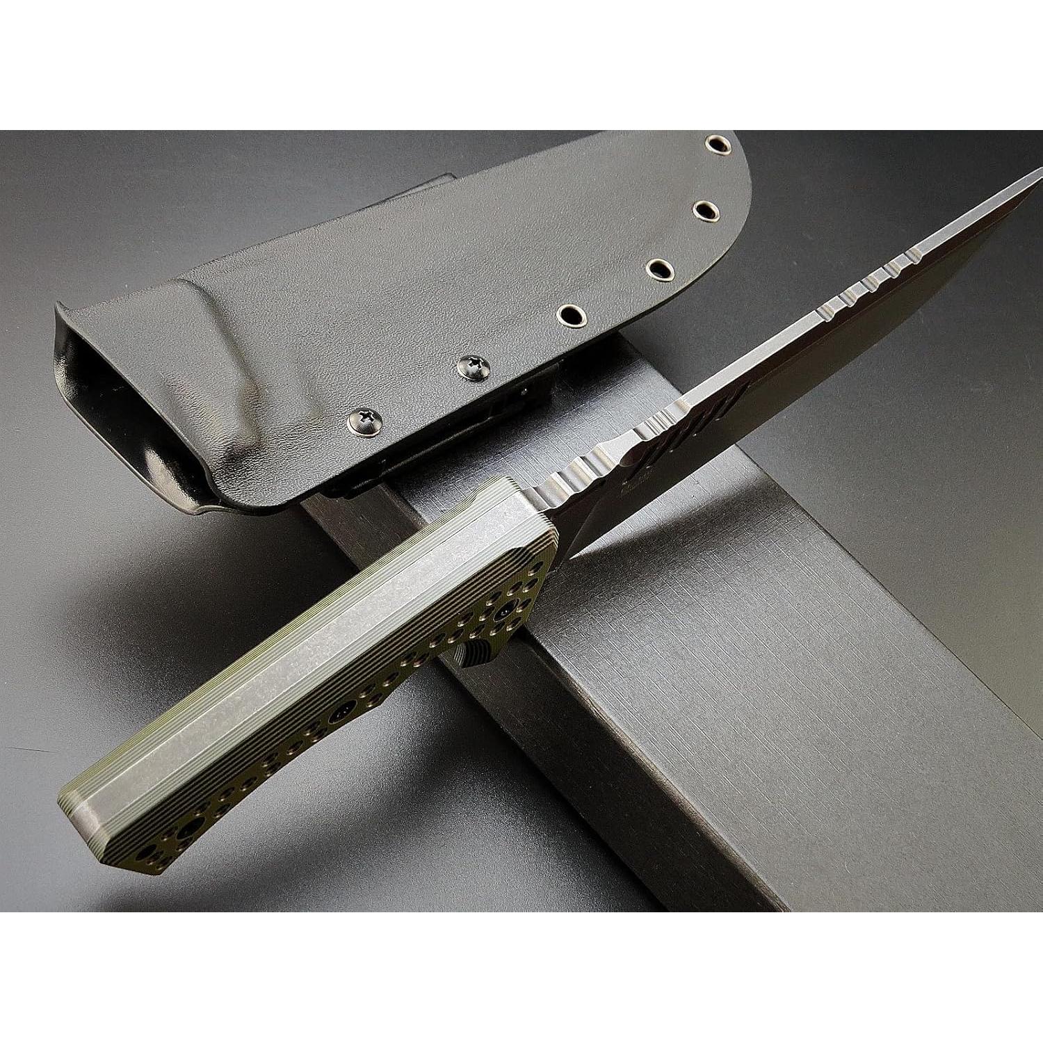 Cuchillo Fijo Eafengrow EF146 Acero Sleipner 19 cm Mango G10