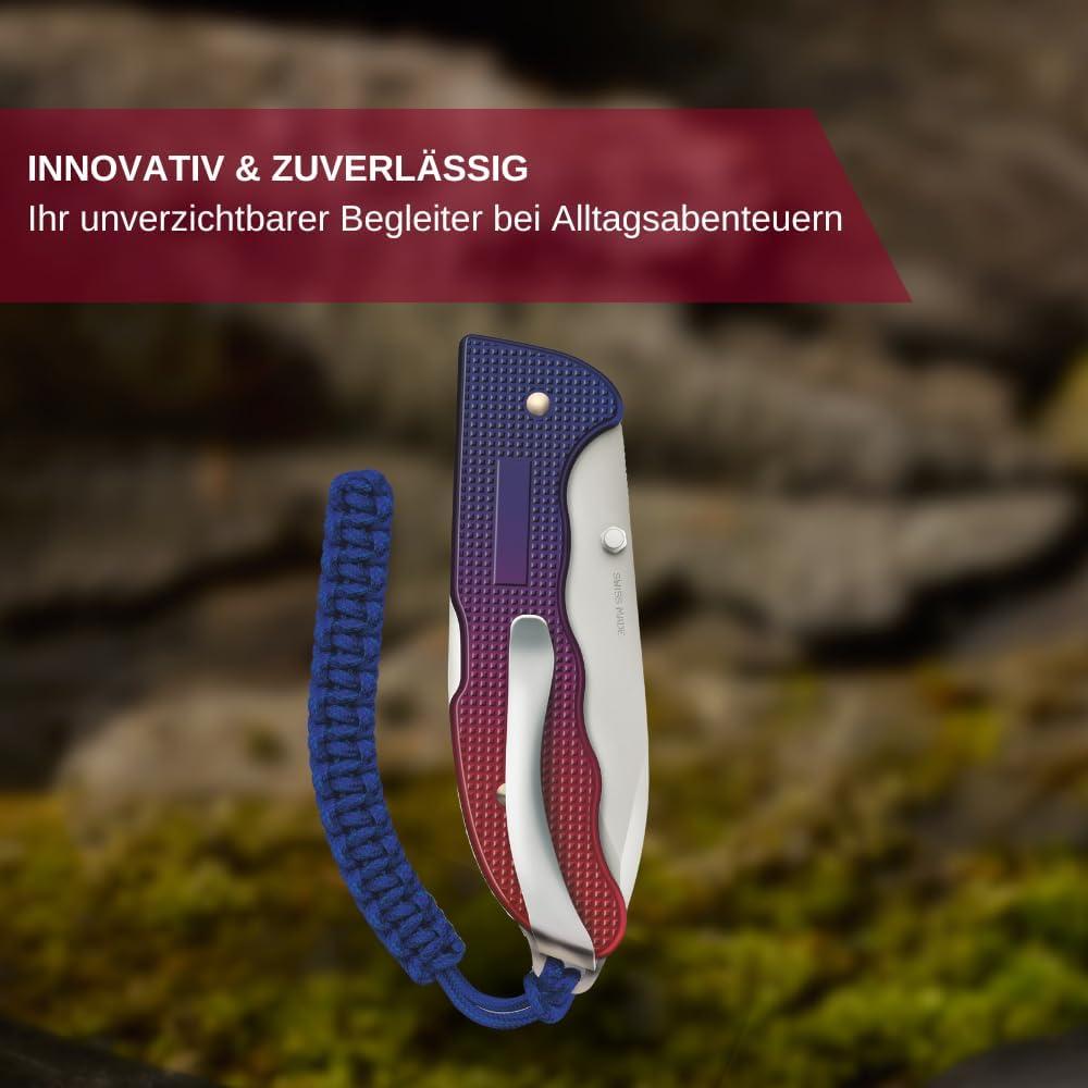Cuchillo Suizo Victorinox Evoke Plegable 13.59cm Azul/Rojo