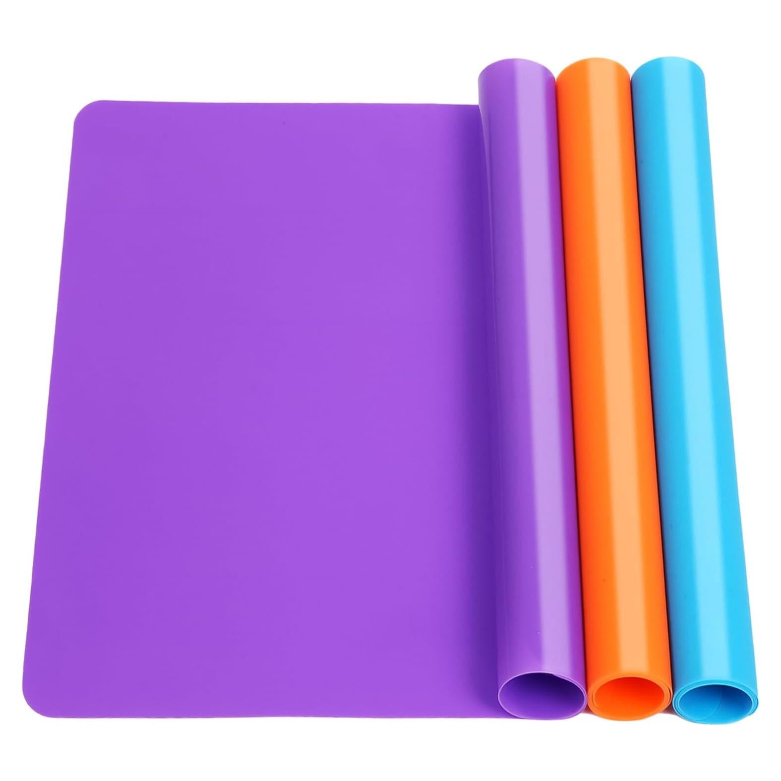 Paquete de 3 Tapetes de Silicona Aoulela A3 Antideslizantes