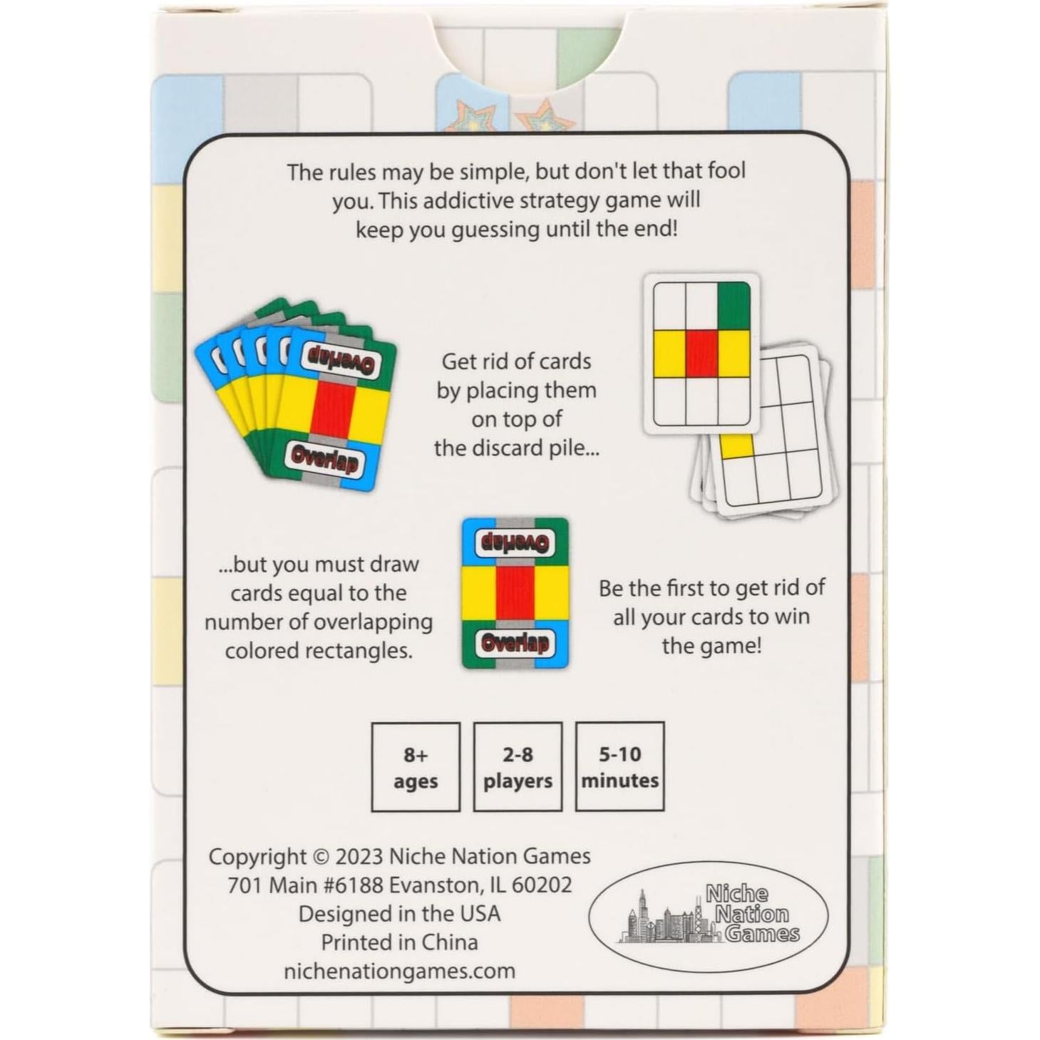 Juego de Estrategia Overlap - Niche Nation - 2 a 8 Jugadores