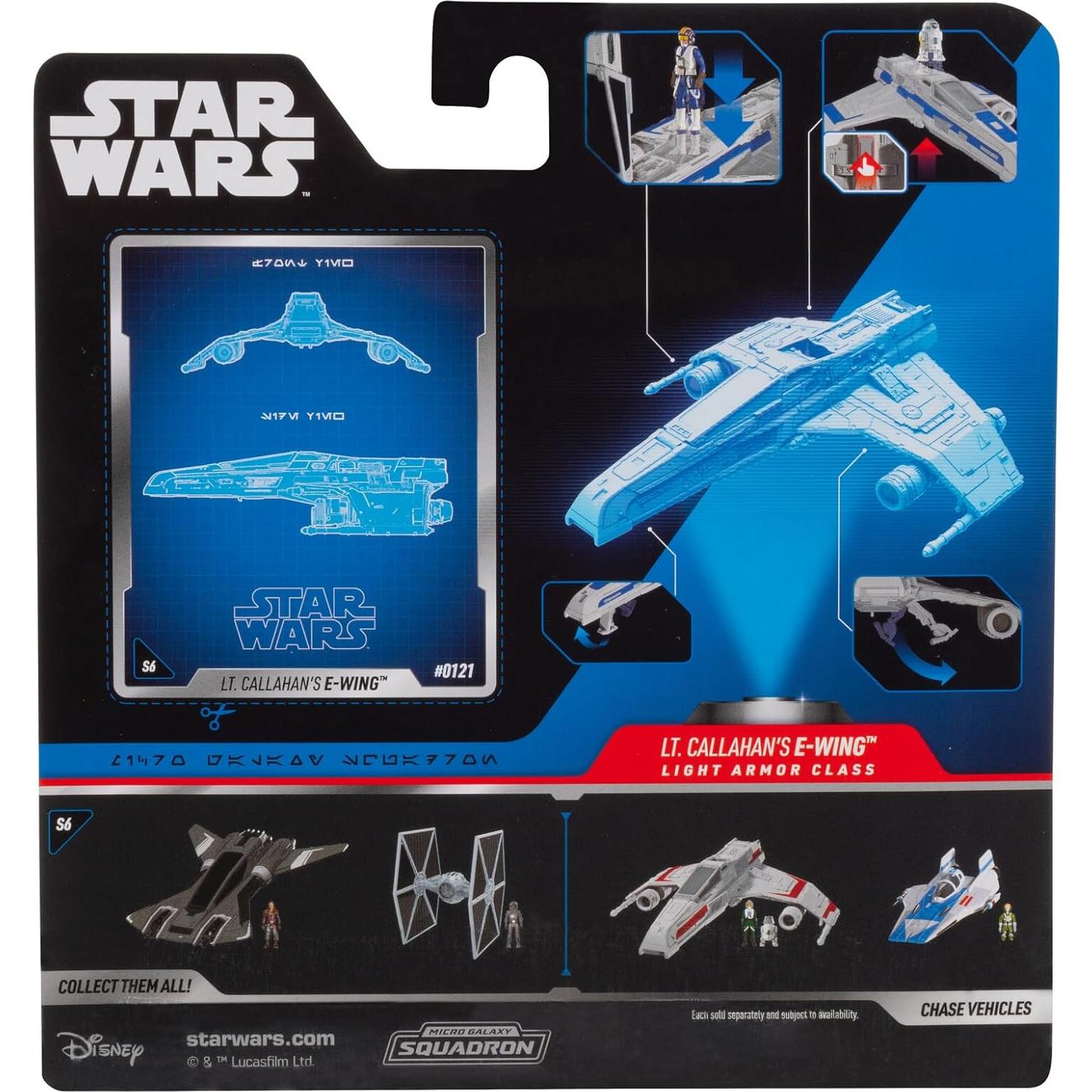 Star Wars E-wing Lt. Callahan 13 cm + 6.35 cm Accesorios