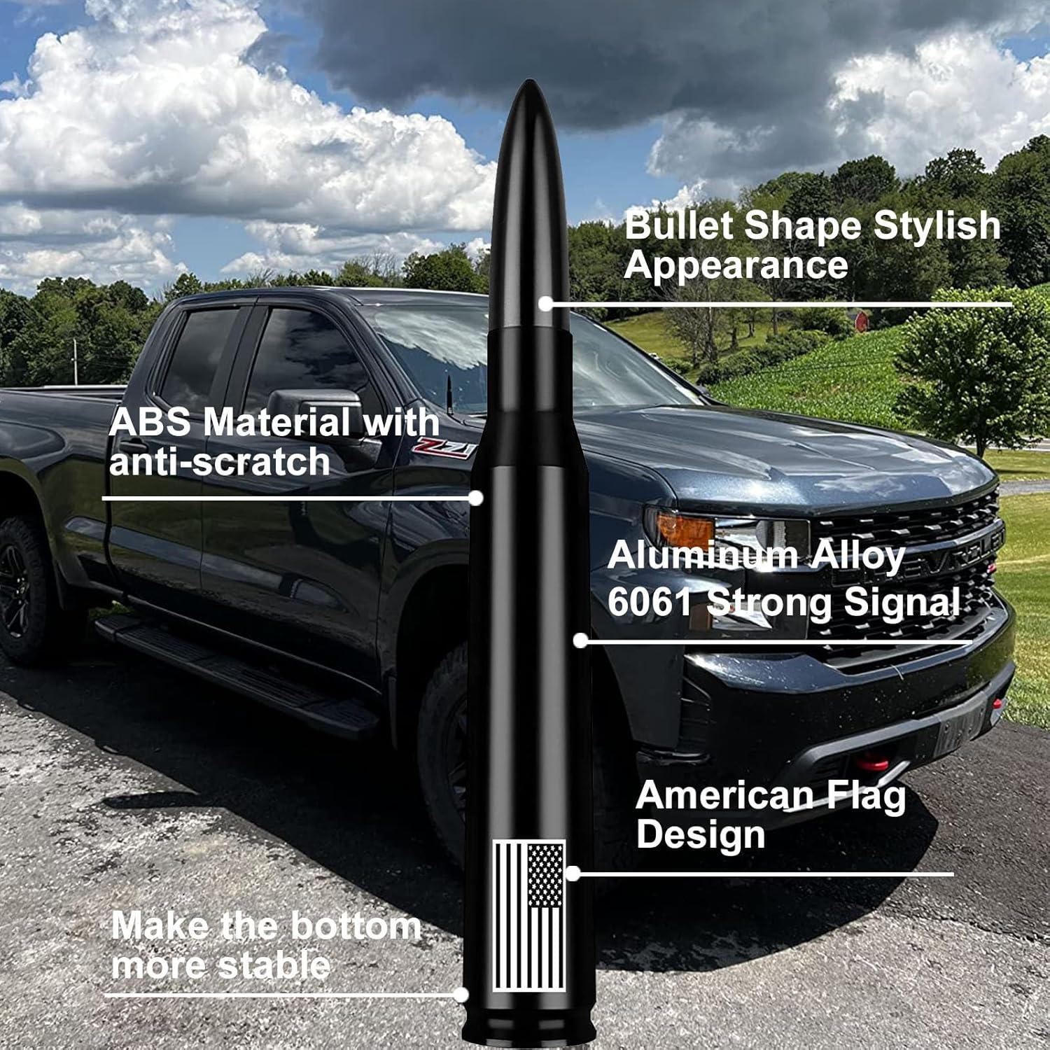 Antena de Camión Engirette 140 mm con Tapas de Válvula Americana