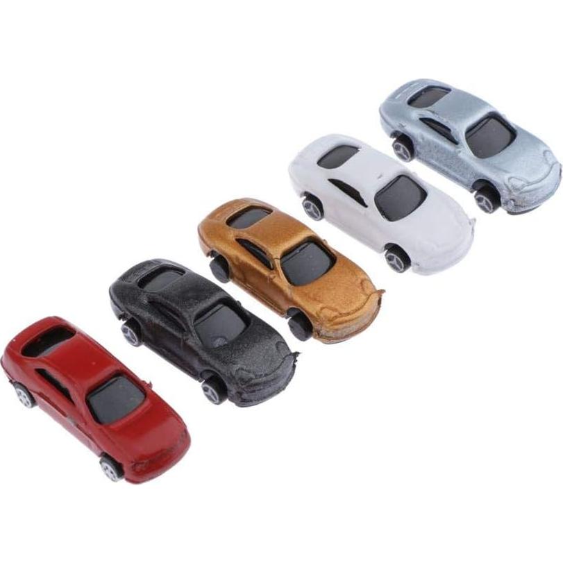 LoveinDIY 30 Mini Coches Escala Z 1:200 Multicolor