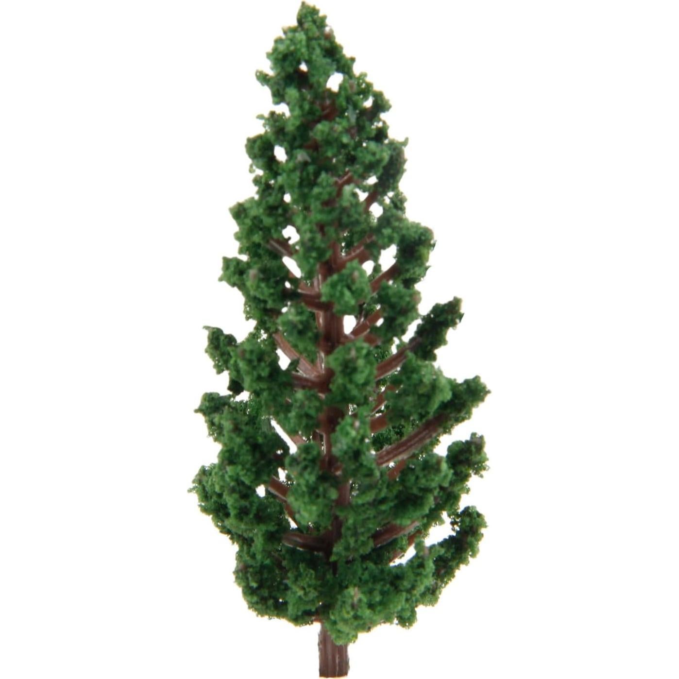 Yetaha 50PCS Árboles Modelo Verde 80mm para Ferrocarril