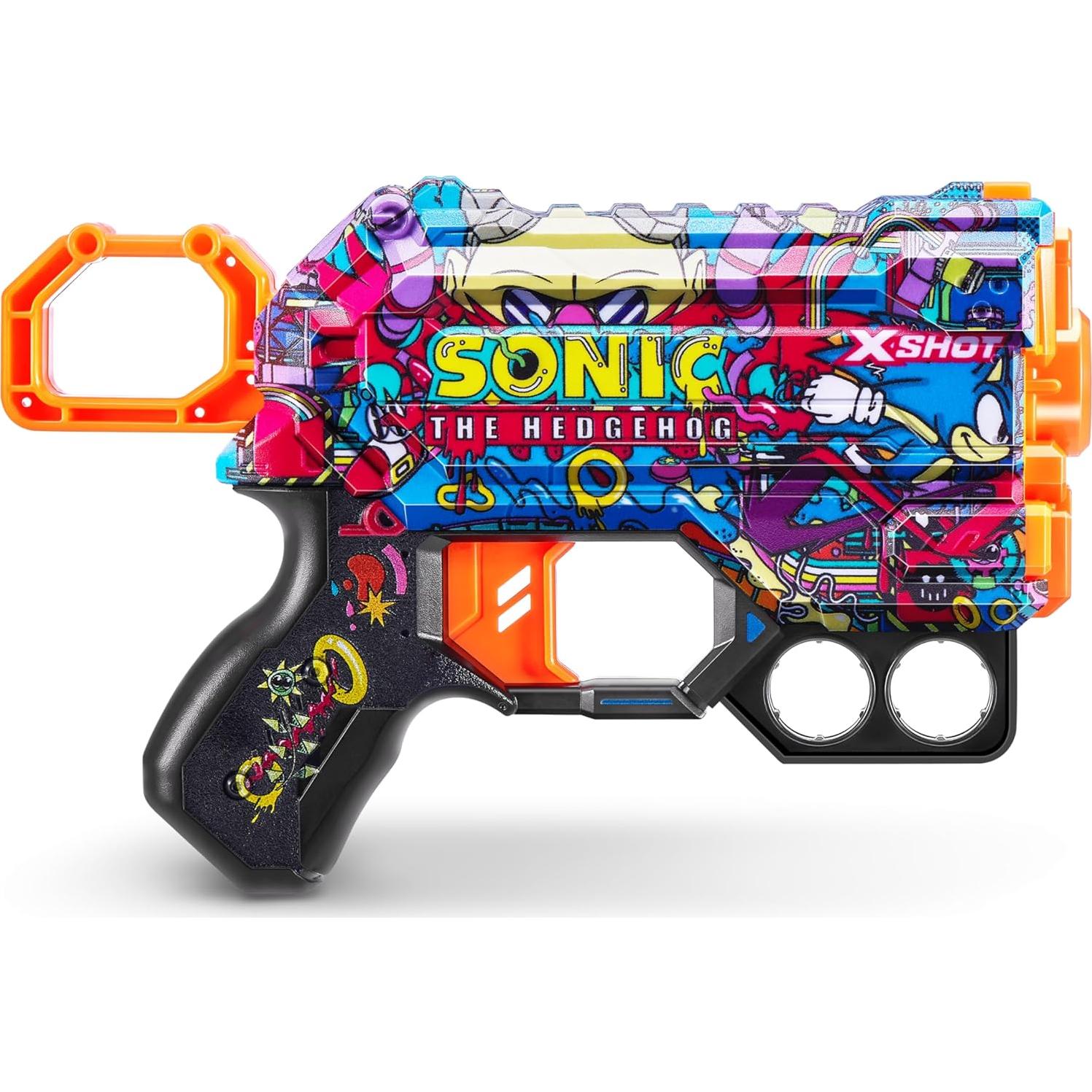 Lanzador X-Shot Skins Menace Robotnik 2 Dardos 27m