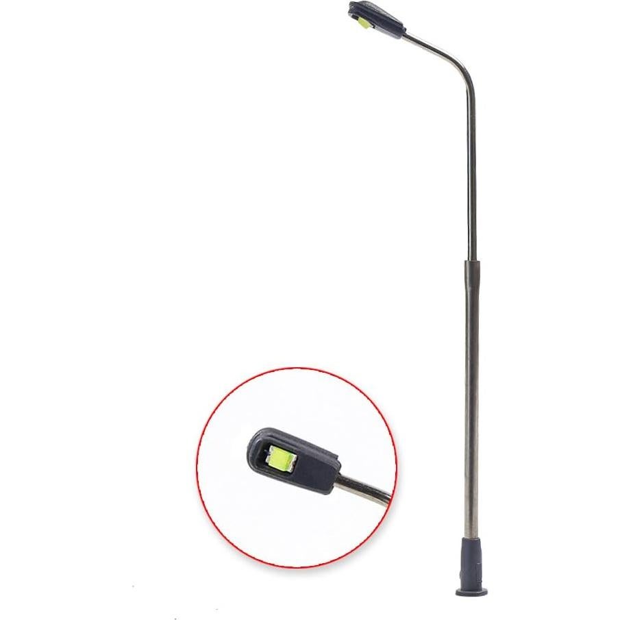 Poste de Luz LED Escala N Evemodel 10 Pcs 3V Blanco Cálido