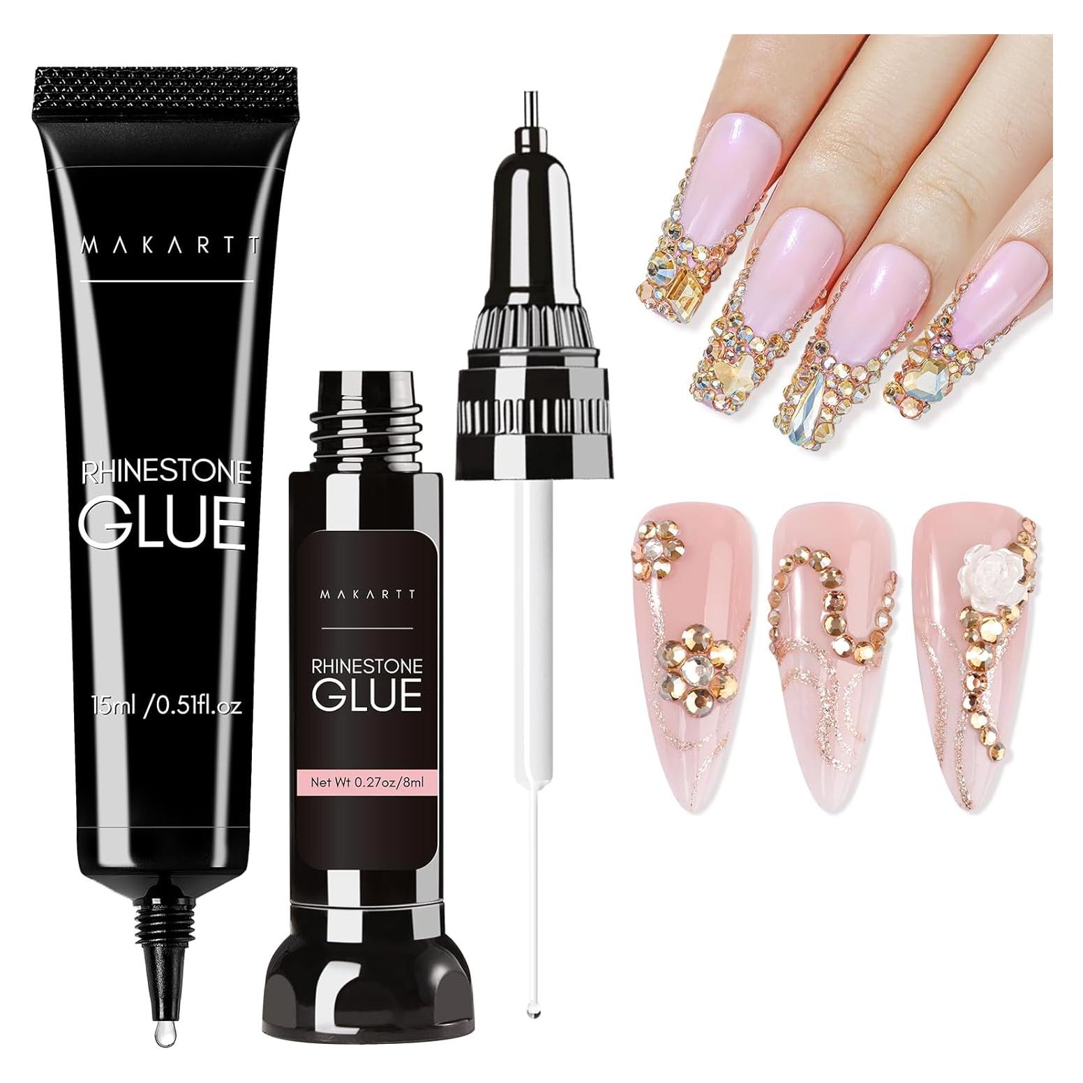 Conjunto de Pegamento para Piedras Preciosas Makartt 15ml + 8ml