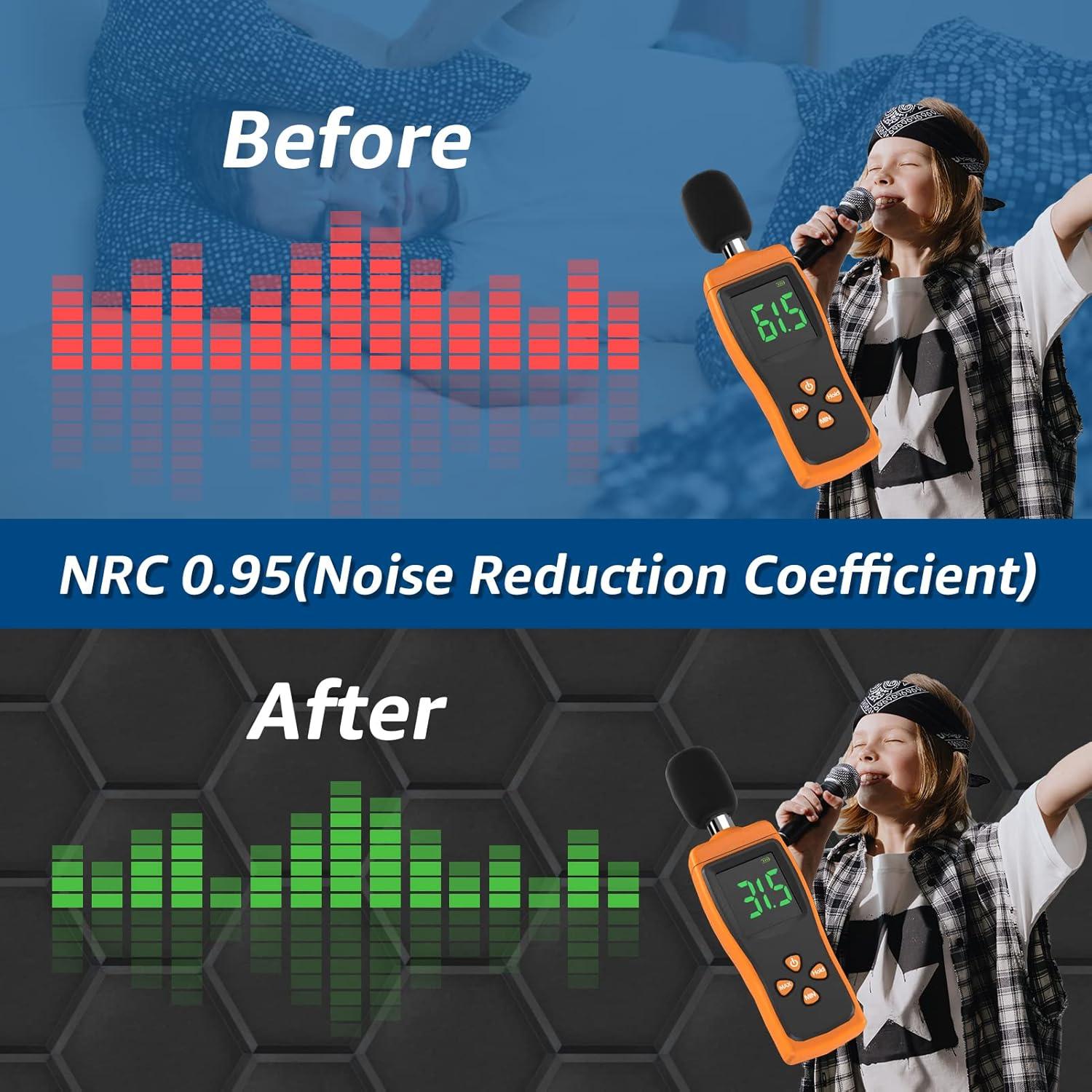 Paneles Acústicos Autoadhesivos Art3dwallpanels 12 Piezas 35.56x30.48cm