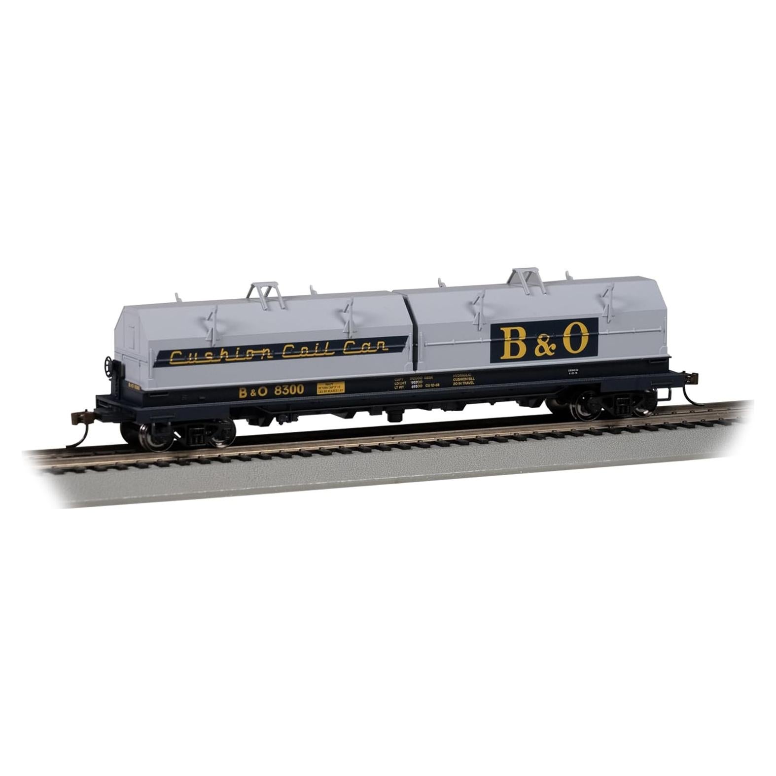 Carro de Acero 55' Bachmann HO con Carga de Bobina #8300