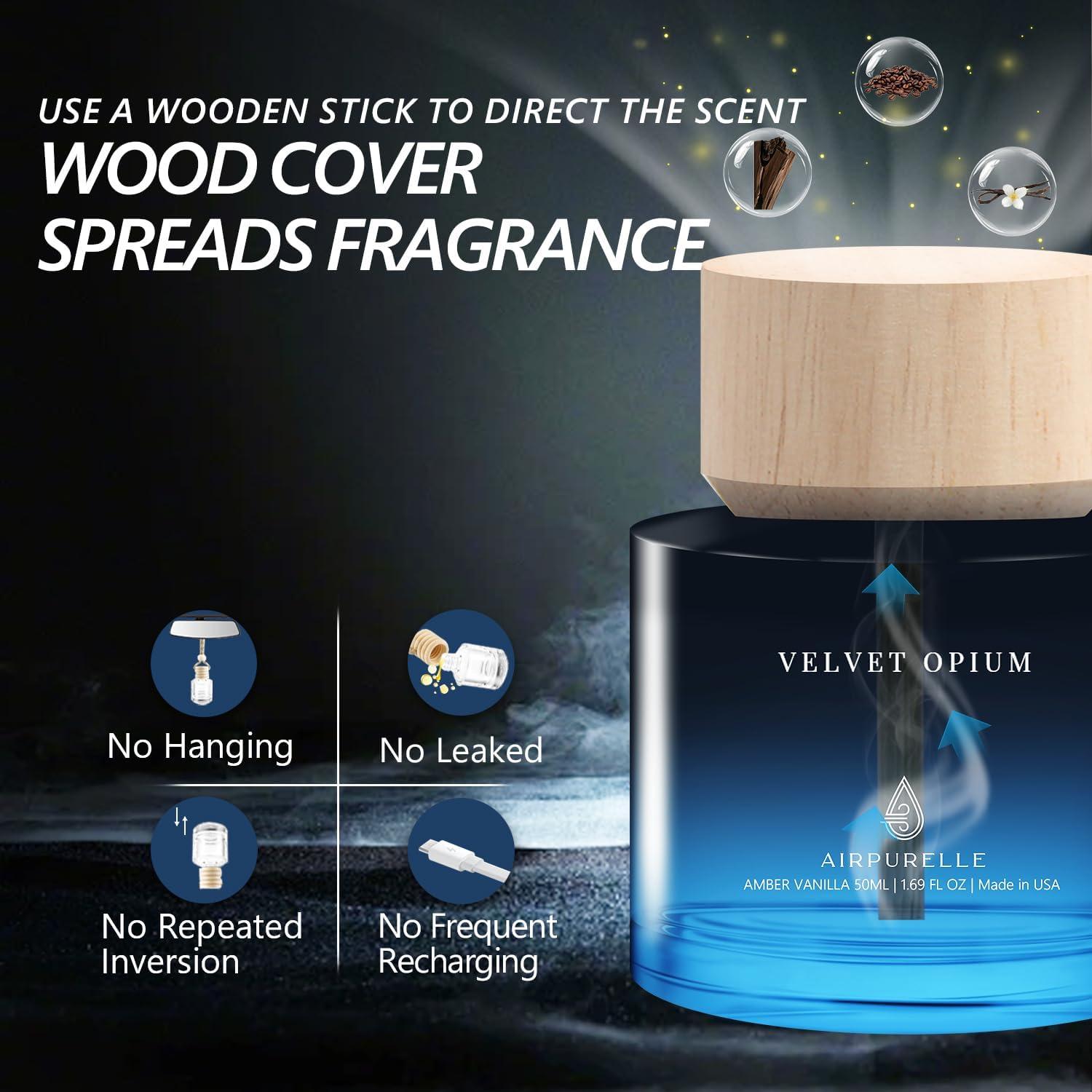 Ambientador de Auto Wellington Vainilla Ámbar 50ml Diseño Taza