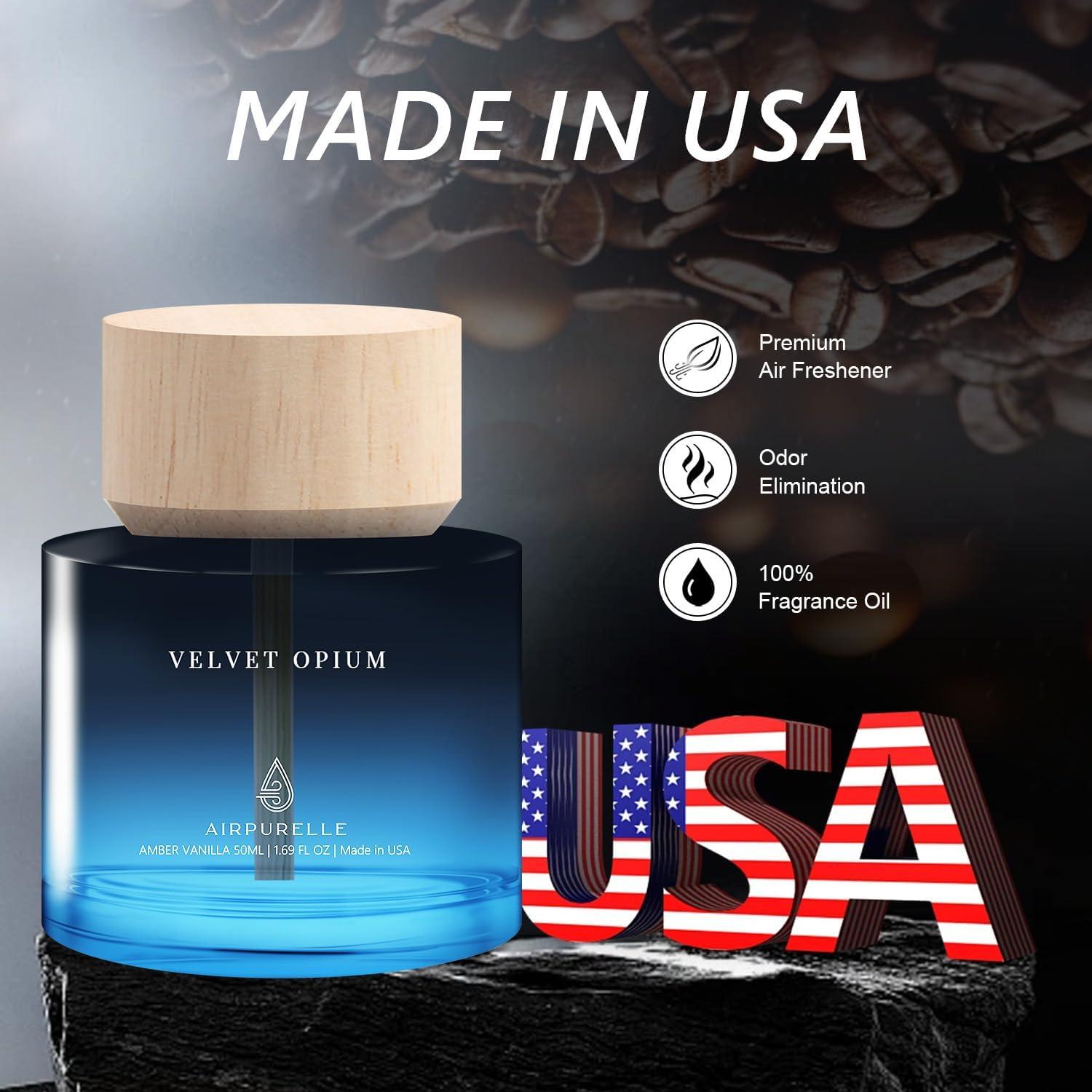 Ambientador de Auto Wellington Vainilla Ámbar 50ml Diseño Taza