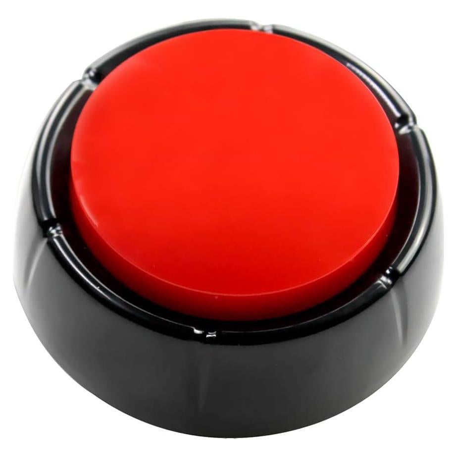 Botón Grabable Rojo Netual 30 Segundos para Mascotas y Oficina