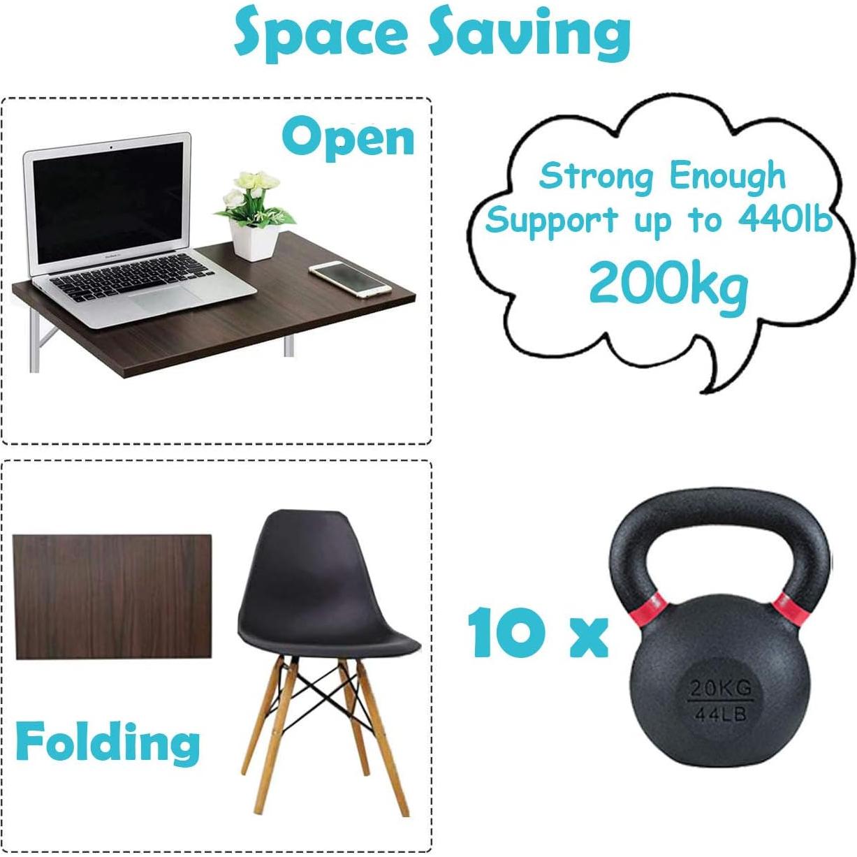 Soportes Plegables de Acero CUZURLUV 20.32 cm Carga 99.79 kg