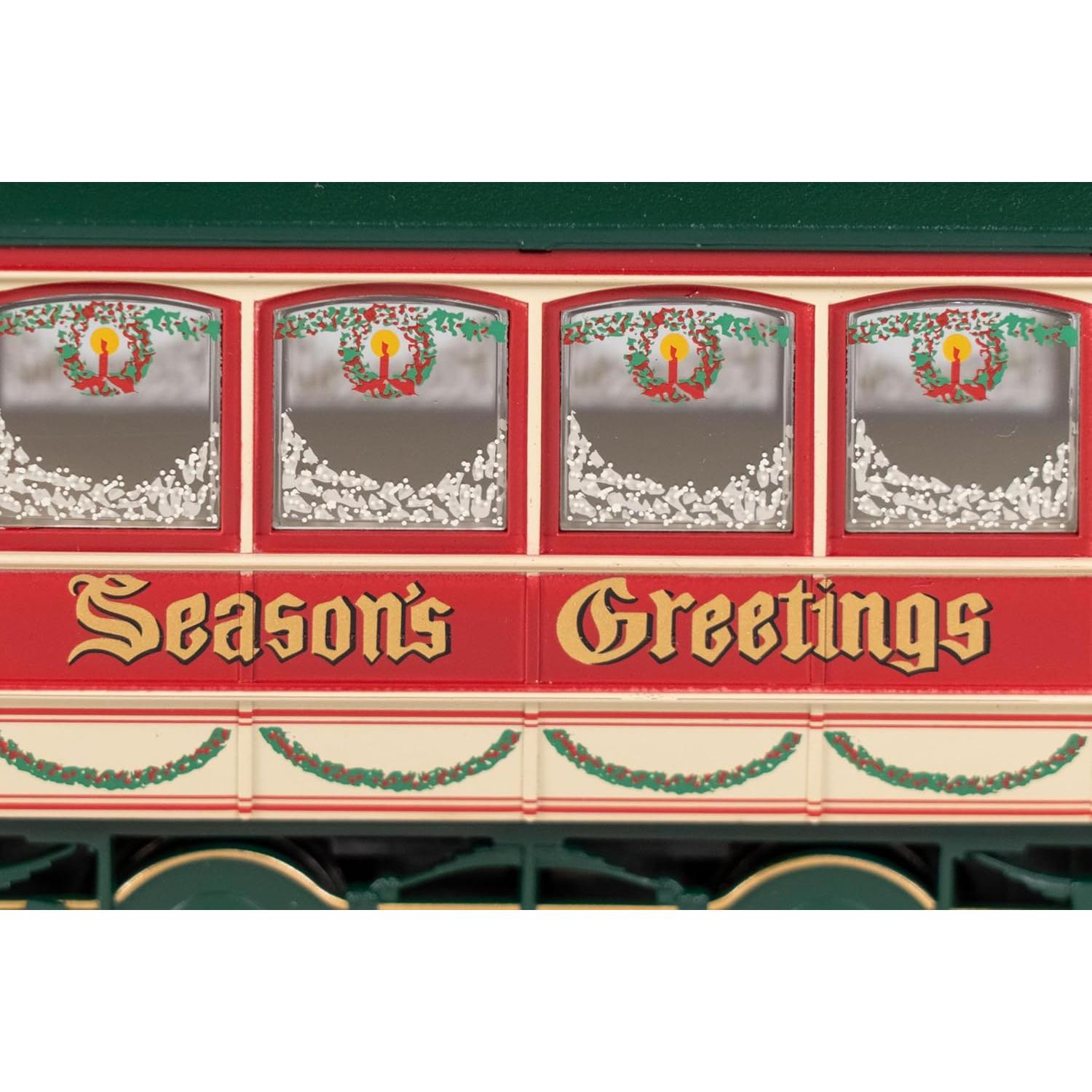 Tranvía Cerrado Navidad Bachmann Escala On30 Iluminado