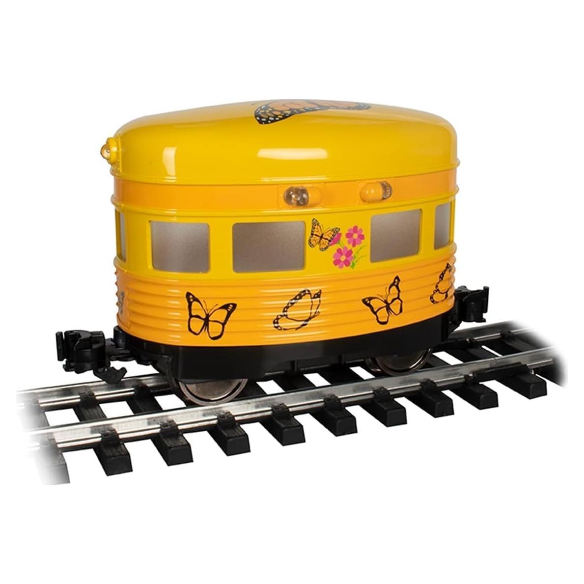 Bachmann Trains - EGGLINER Powered Track Vehicle - Monarch Butterfly - Large G Scale