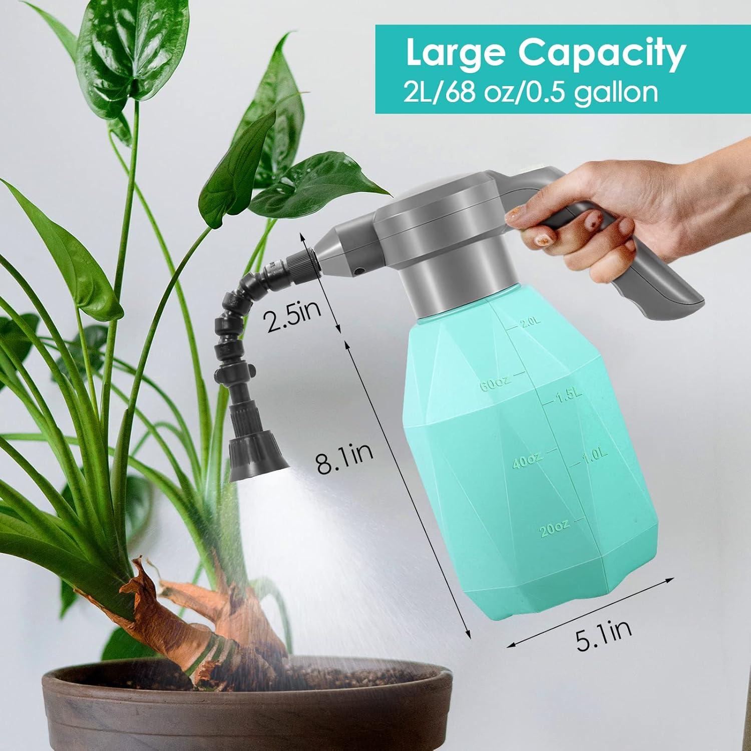 Botella de Spray Eléctrica SideKing 2L Ajustable para Jardín