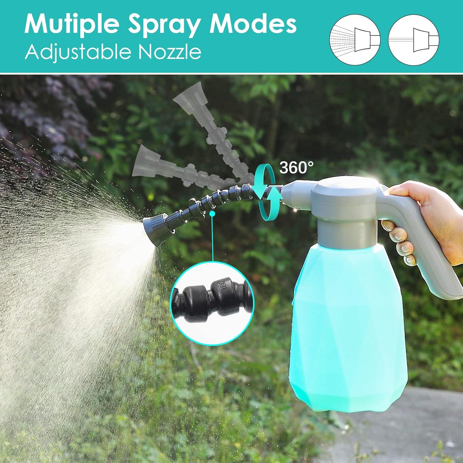 Botella de Spray Eléctrica SideKing 2L Ajustable para Jardín