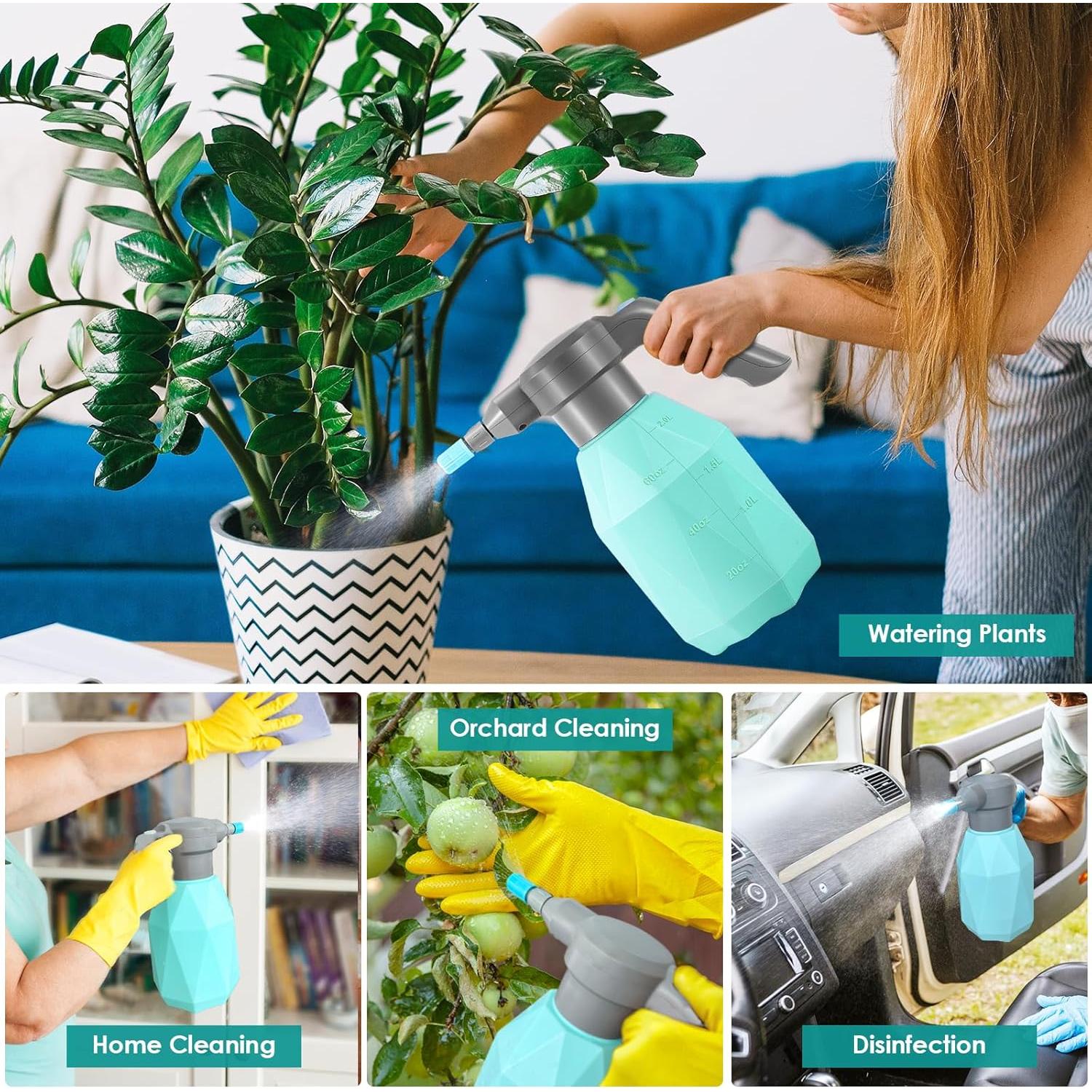 Botella de Spray Eléctrica SideKing 2L Ajustable para Jardín