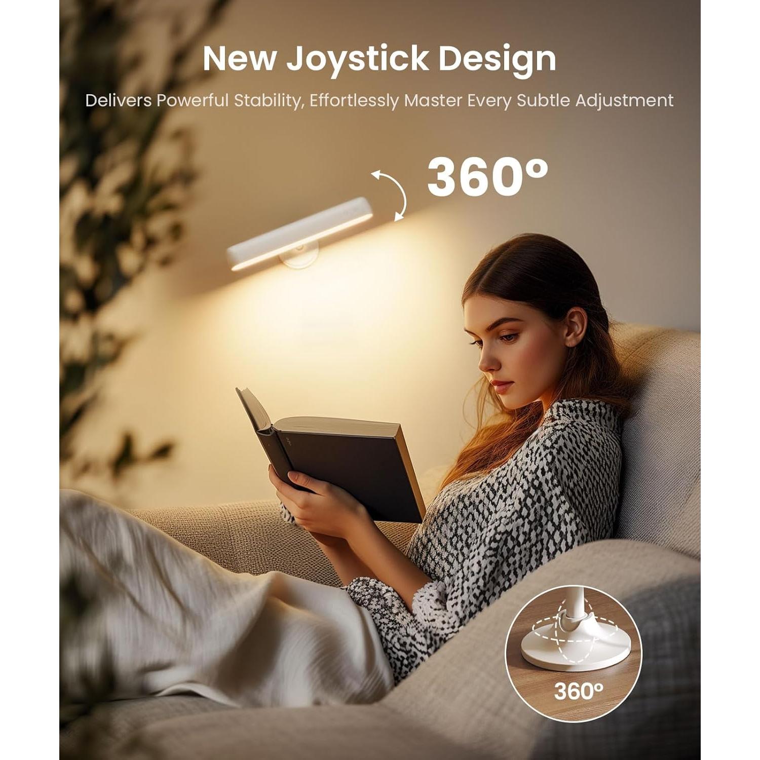 Aplique de Pared LED FULNIX Blanco 7500mAh Control Remoto