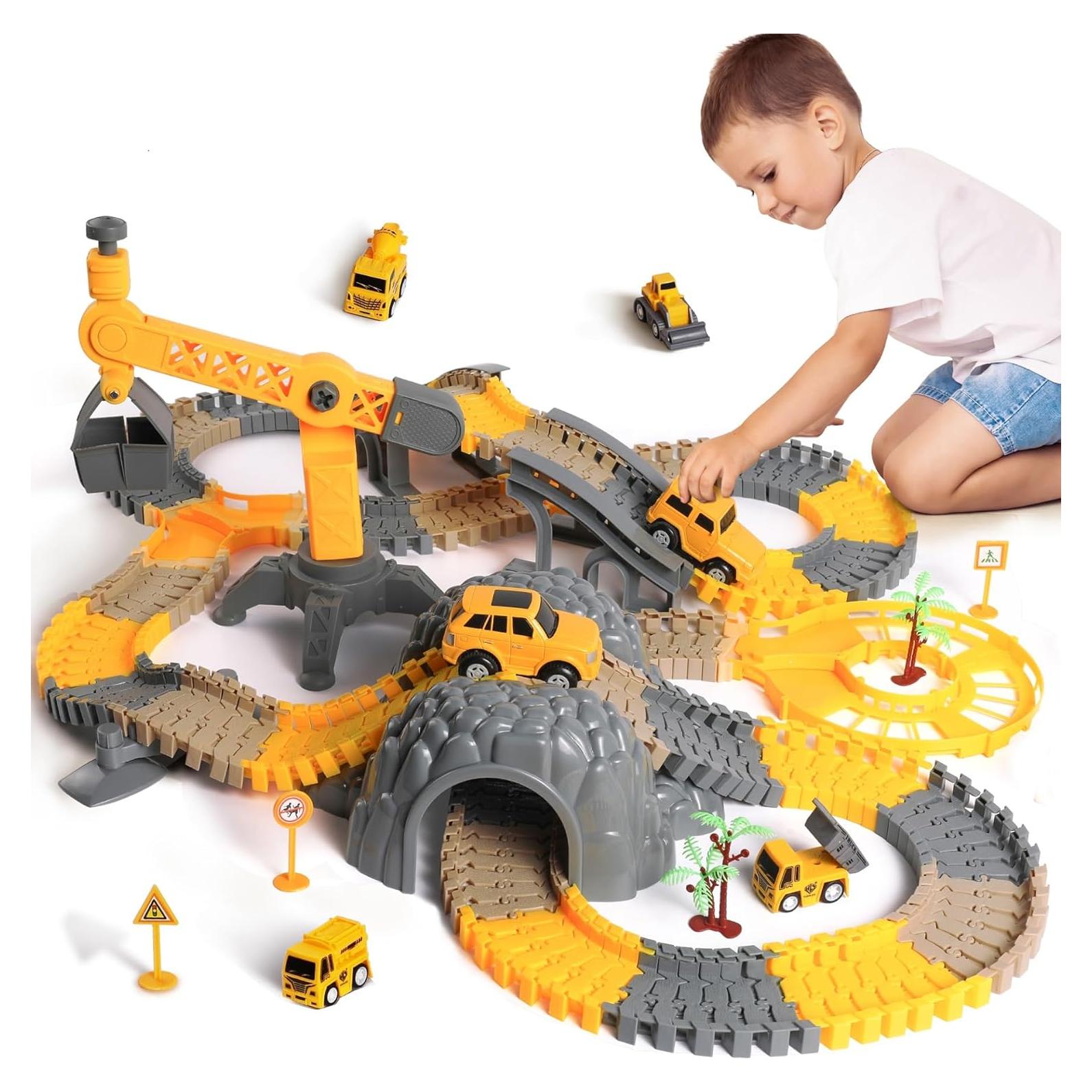 Juguetes de Pista de Carreras TUMAMA 249pcs para Niños 3-6 Años