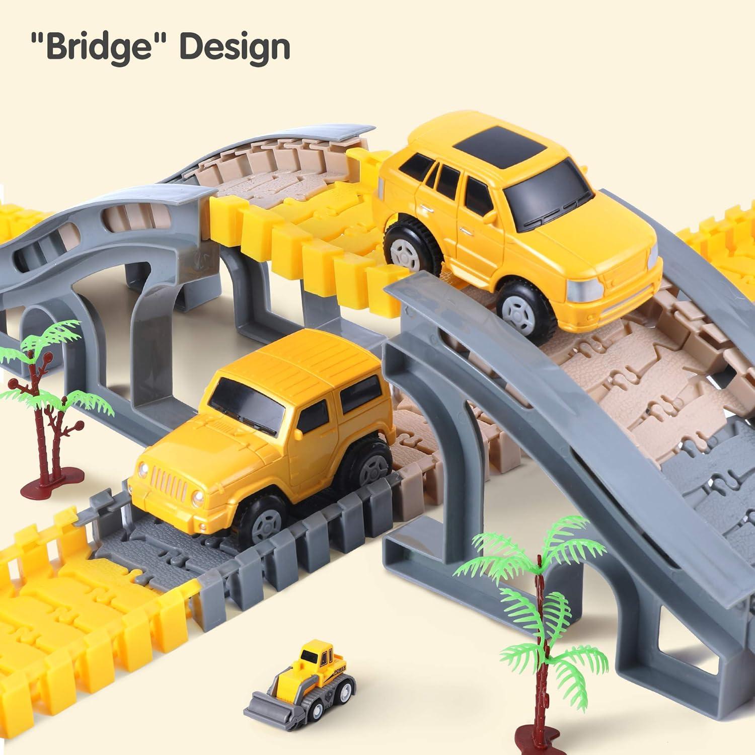 Juguetes de Pista de Carreras TUMAMA 249pcs para Niños 3-6 Años