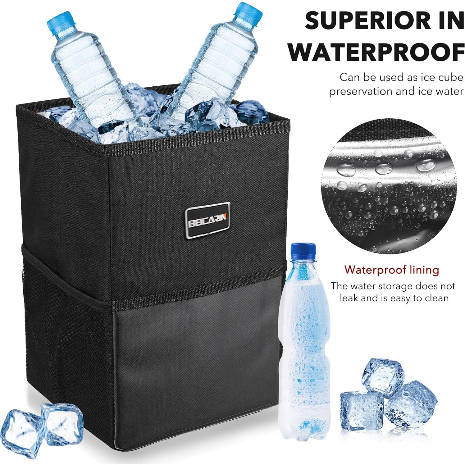 Basurero de Auto Beicarin Plegable 6.89L a Prueba de Fugas