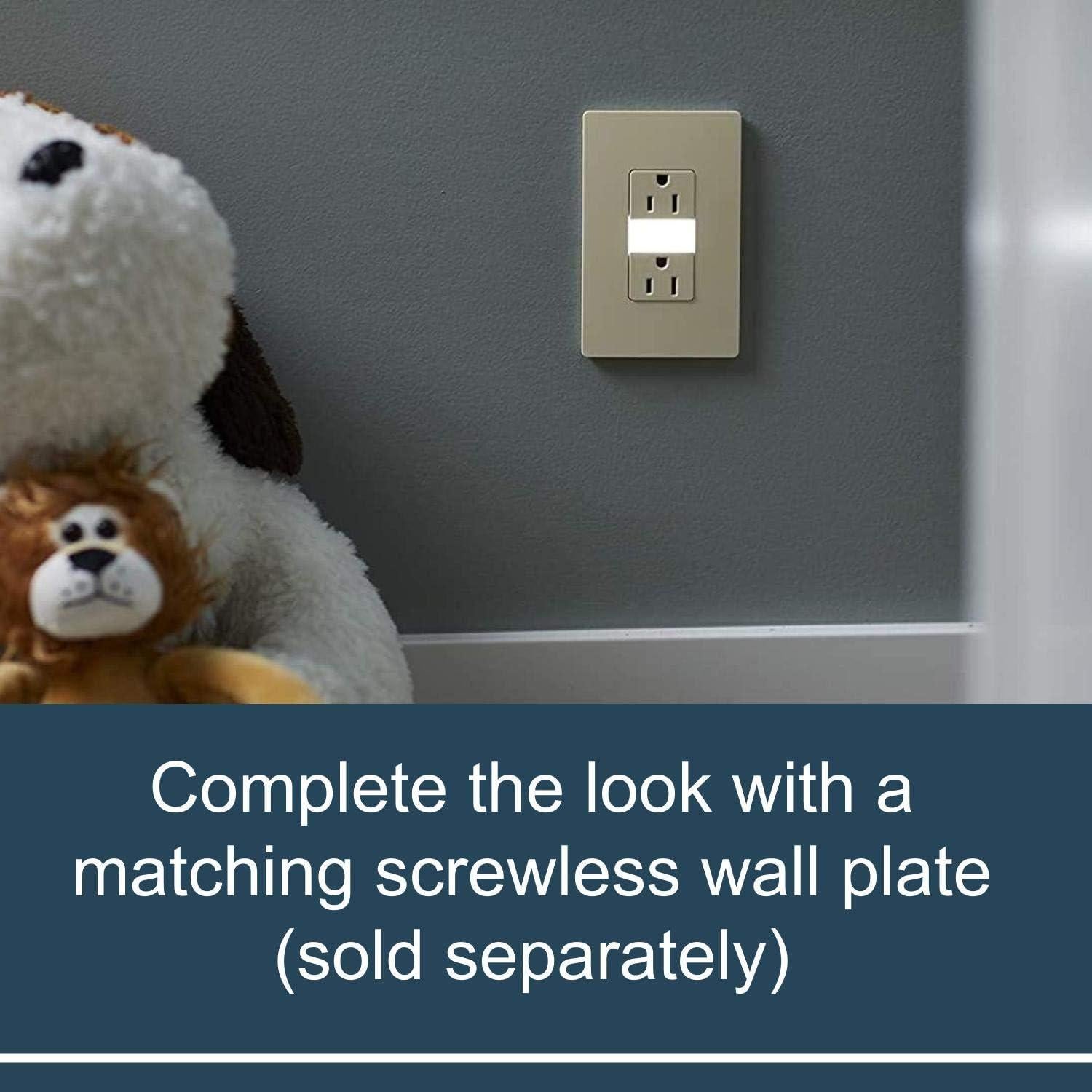 Toma de Luz Nocturna LED Legrand NTL885TRLACC6 15A Almendra