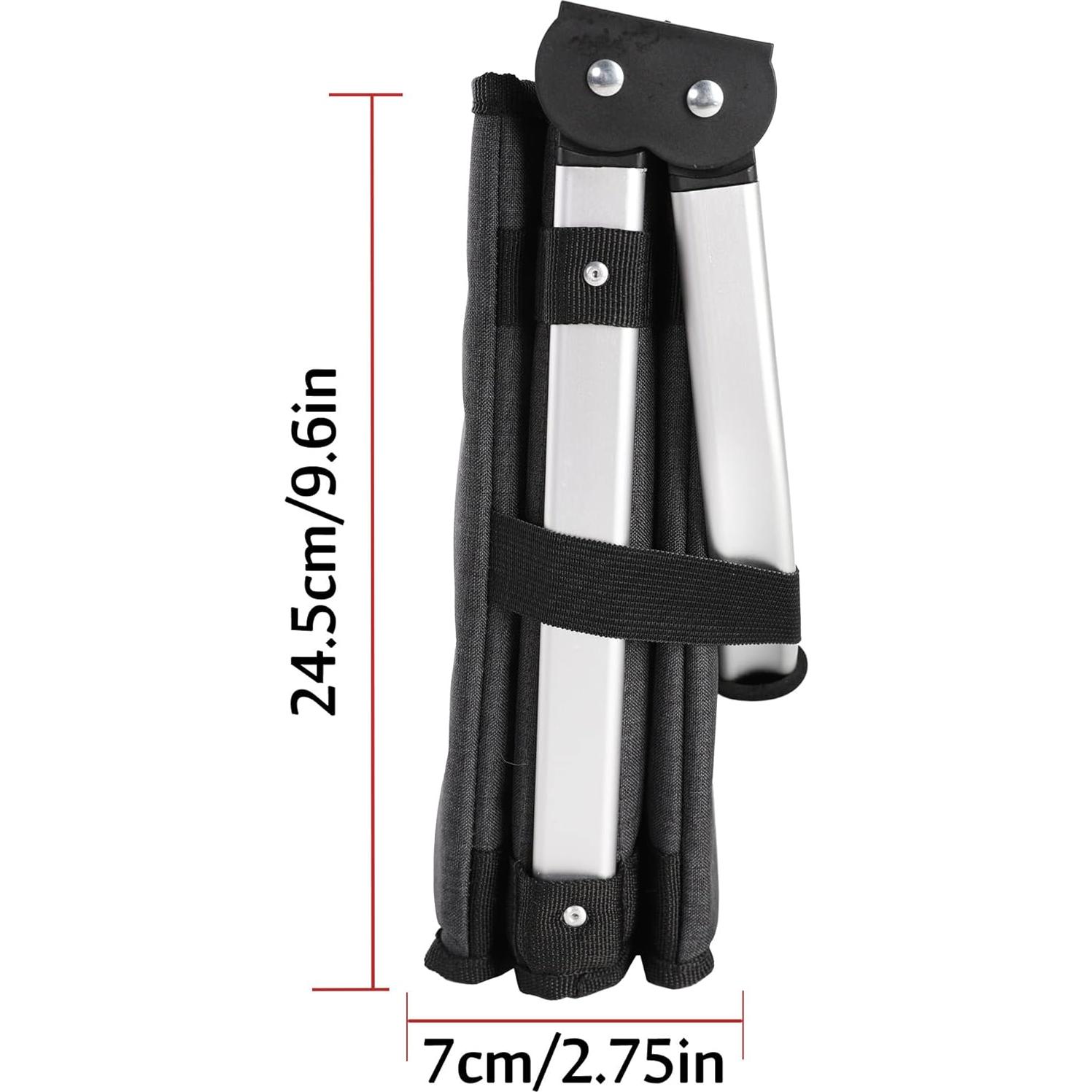 Cesta Plegable ALLCAMP 27L Negra - Almacenamiento Compacto