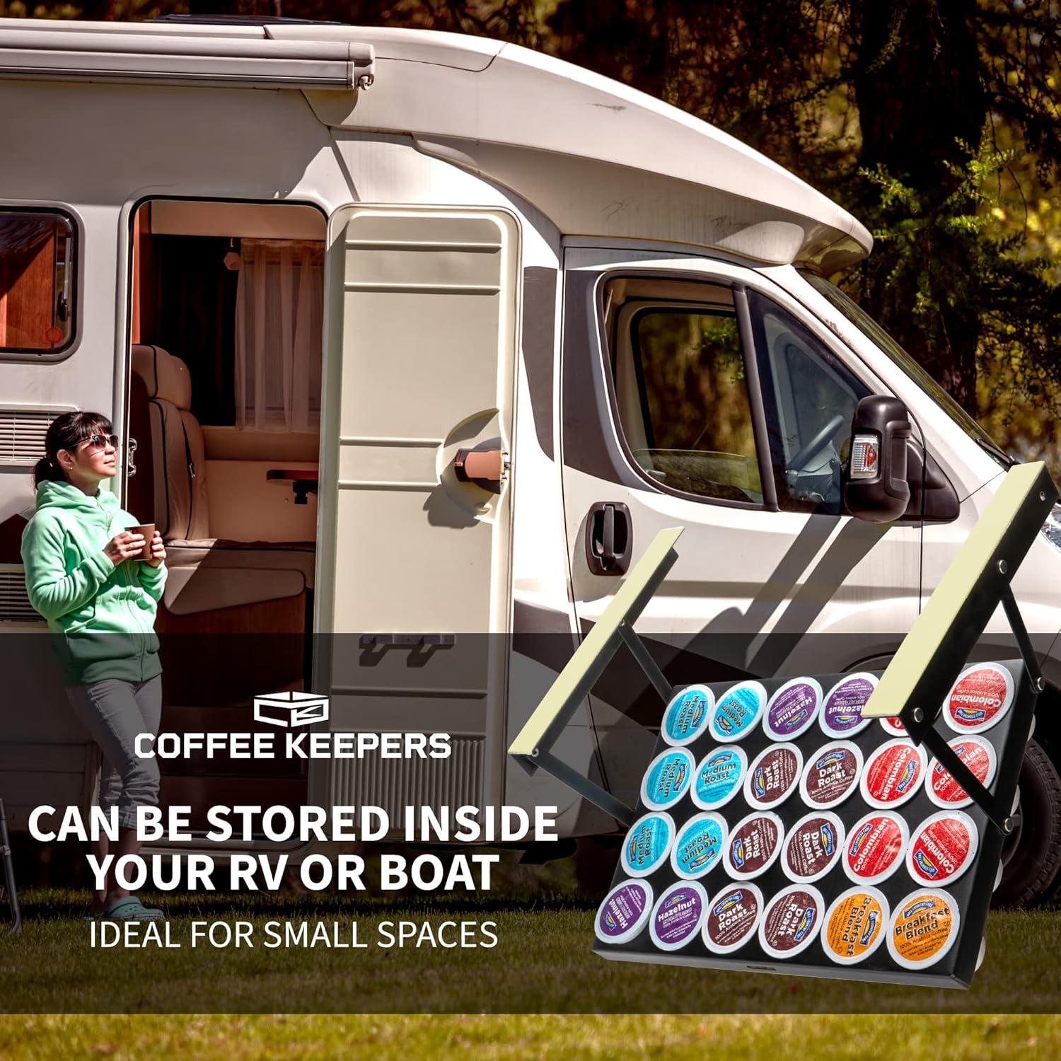 Soporte para K-Cup bajo gabinete Coffee Keepers - 24 cápsulas