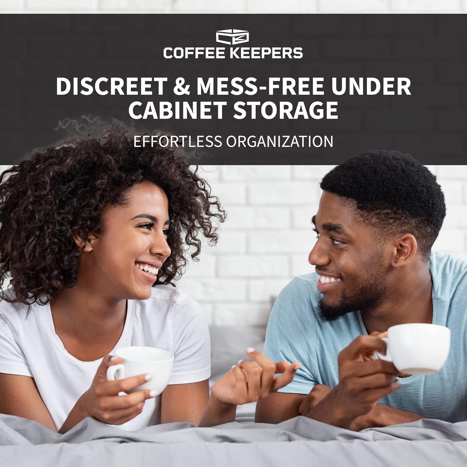 Soporte para K-Cup bajo gabinete Coffee Keepers - 24 cápsulas