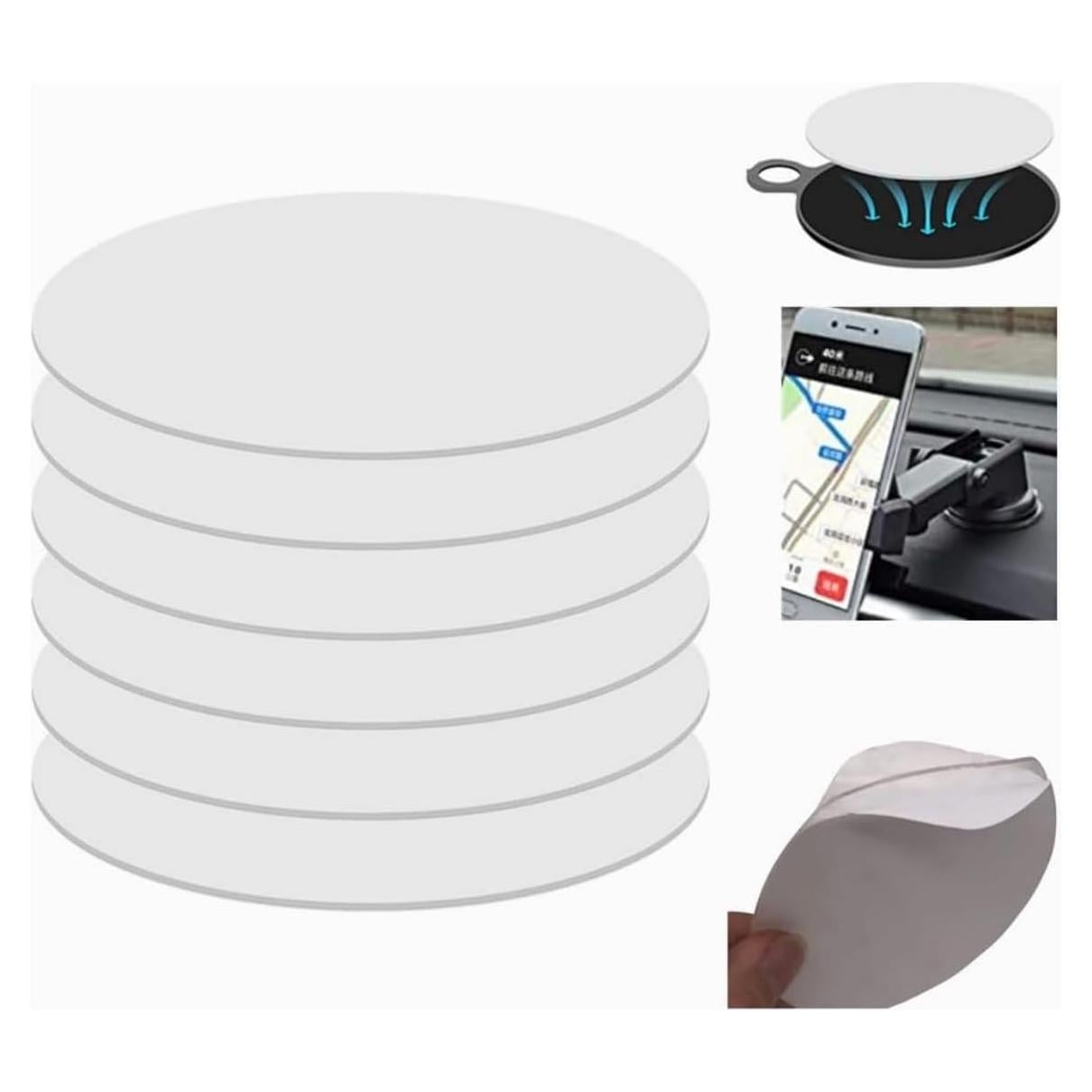 8 PCS Disco Adhesivo Doble Cara 80mm MGQFY para Montaje