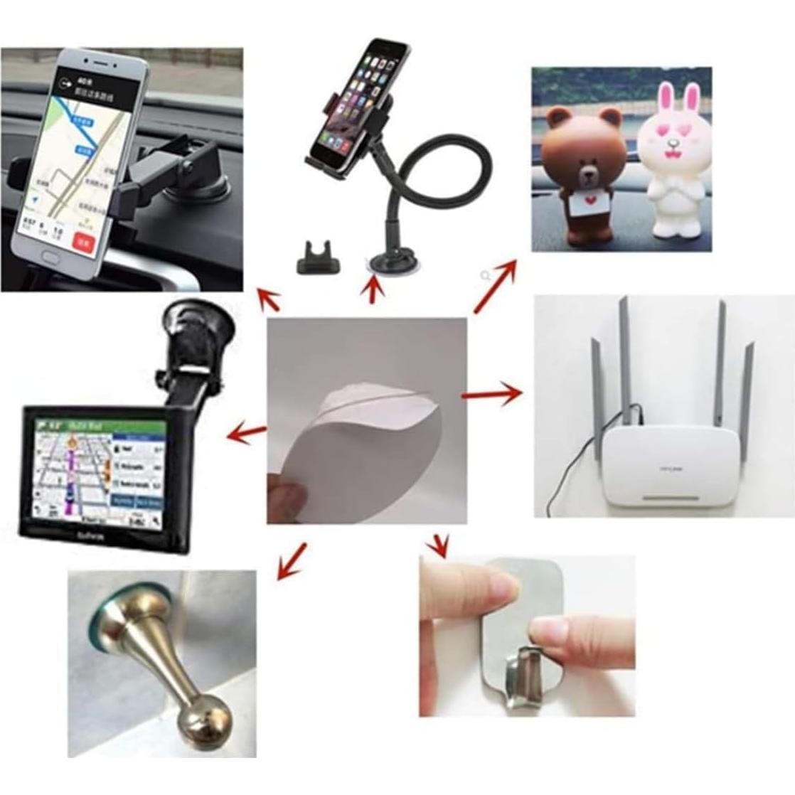 8 PCS Disco Adhesivo Doble Cara 80mm MGQFY para Montaje