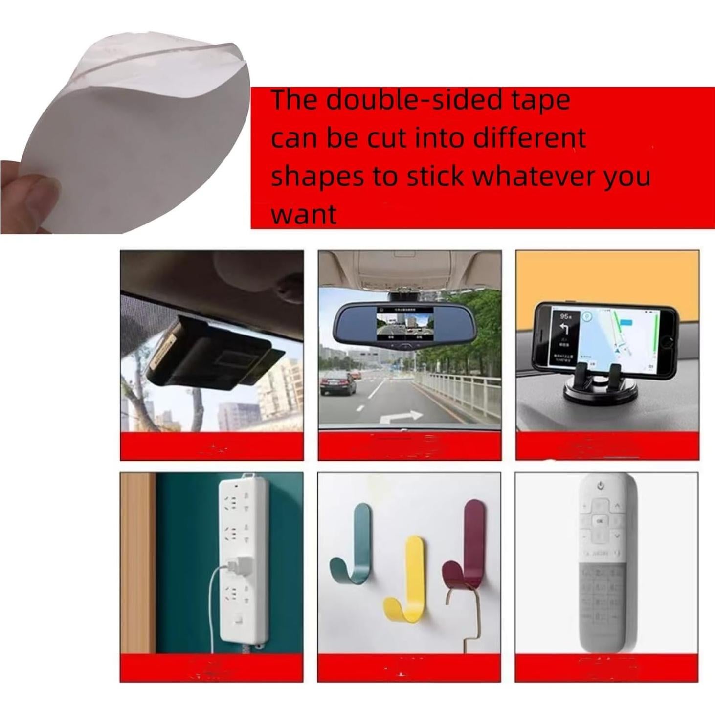 8 PCS Disco Adhesivo Doble Cara 80mm MGQFY para Montaje