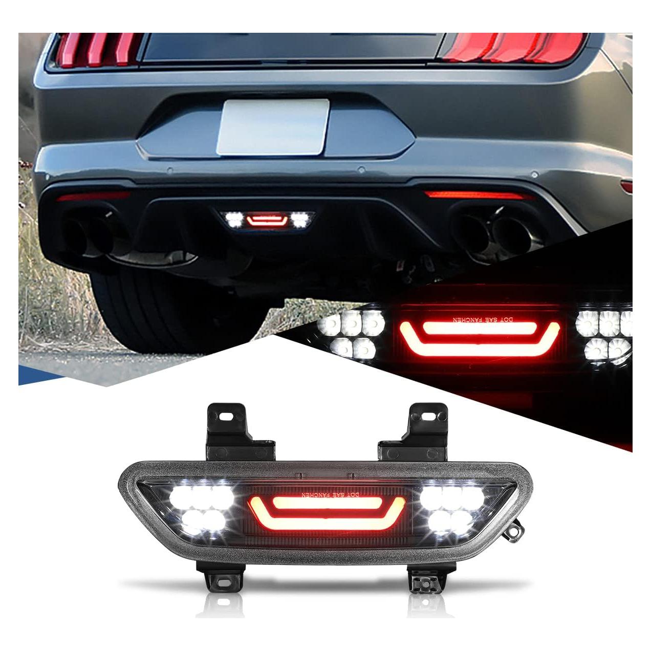 Luz de Freno LED Tercera Auto Dynasty para Ford Mustang 15-18