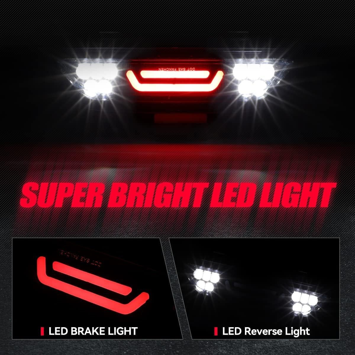 Luz de Freno LED Tercera Auto Dynasty para Ford Mustang 15-18
