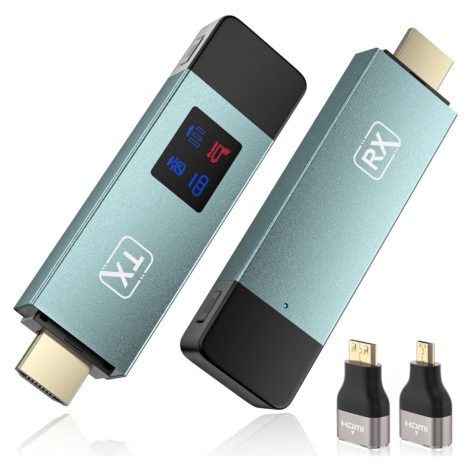 Transmisor y Receptor HDMI Inalámbrico BRAIDOL TR50 4K 30m