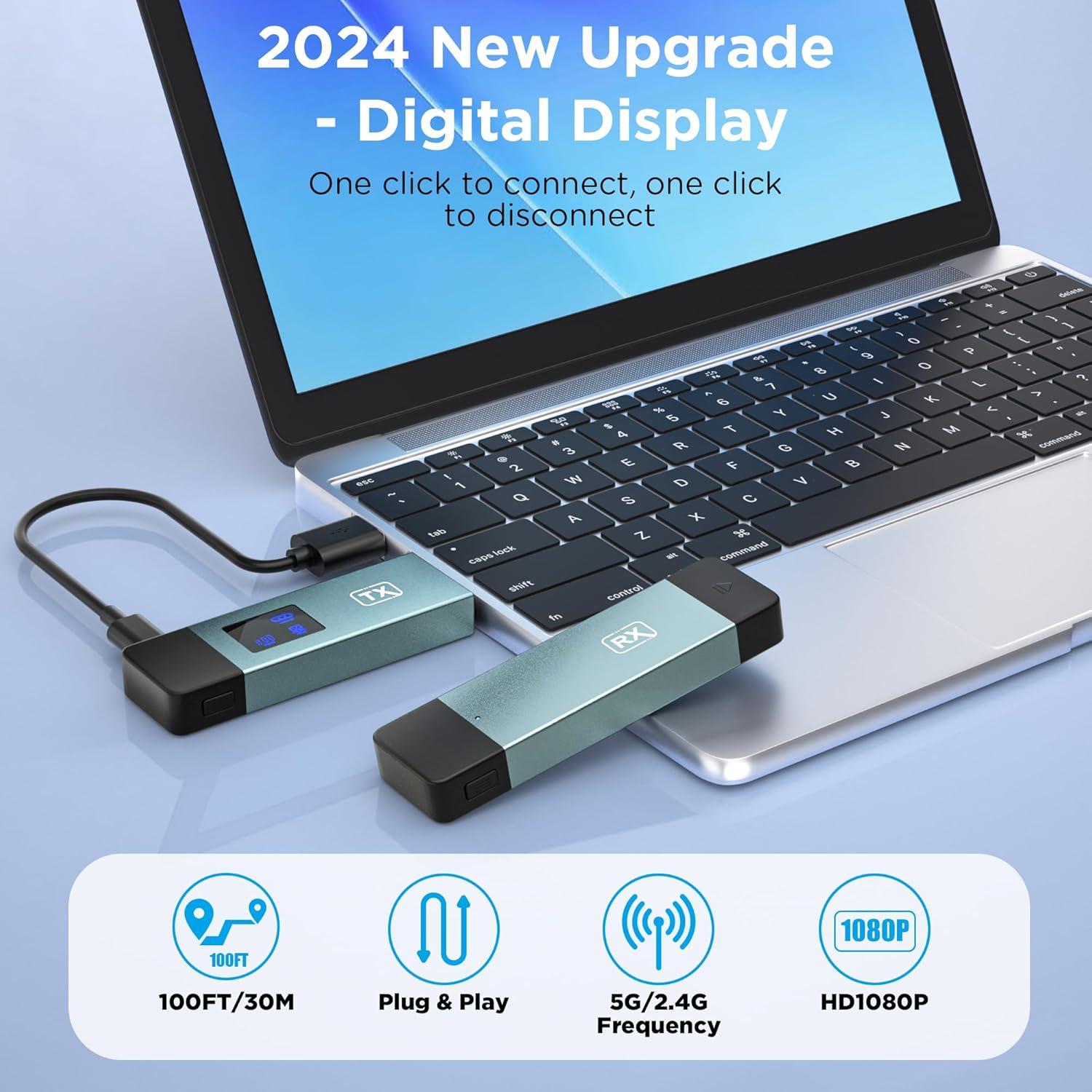 Transmisor y Receptor HDMI Inalámbrico BRAIDOL TR50 4K 30m