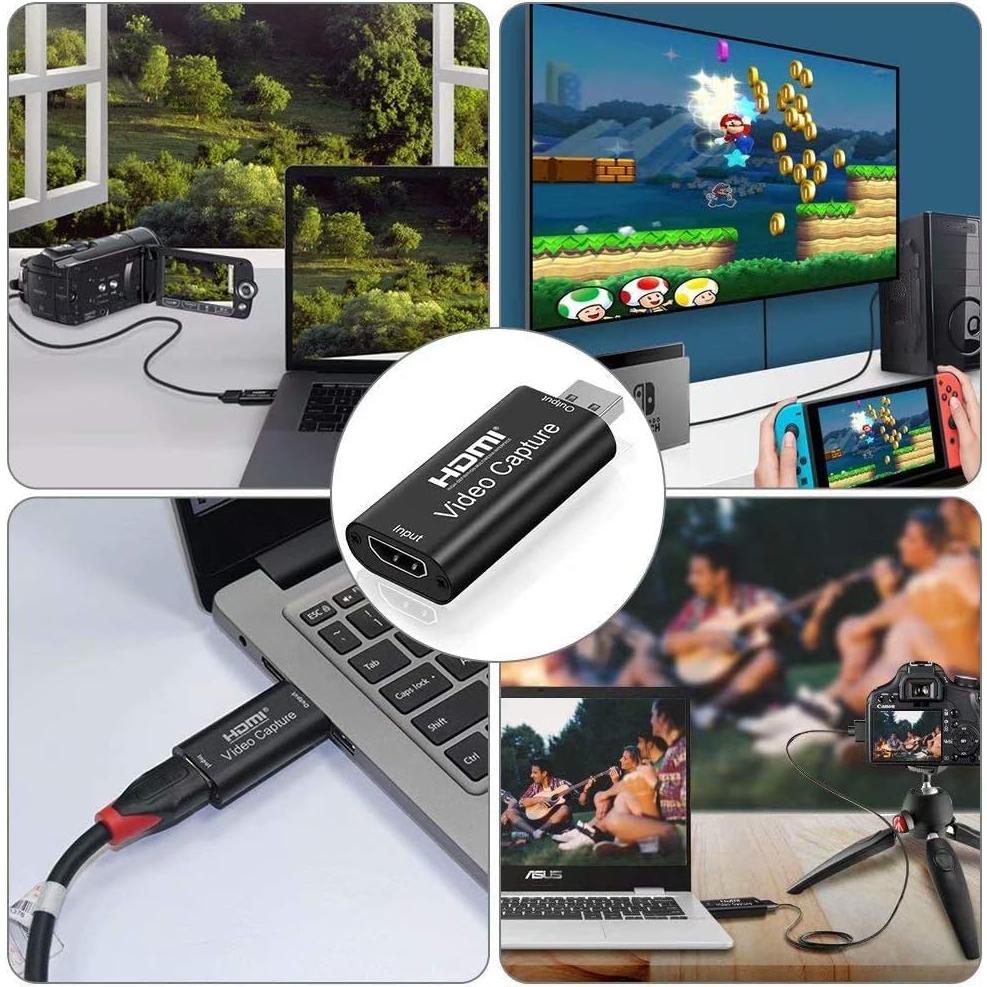 Tarjeta de Captura HDMI a USB 4K AMANKA CJQ-ES Plug & Play