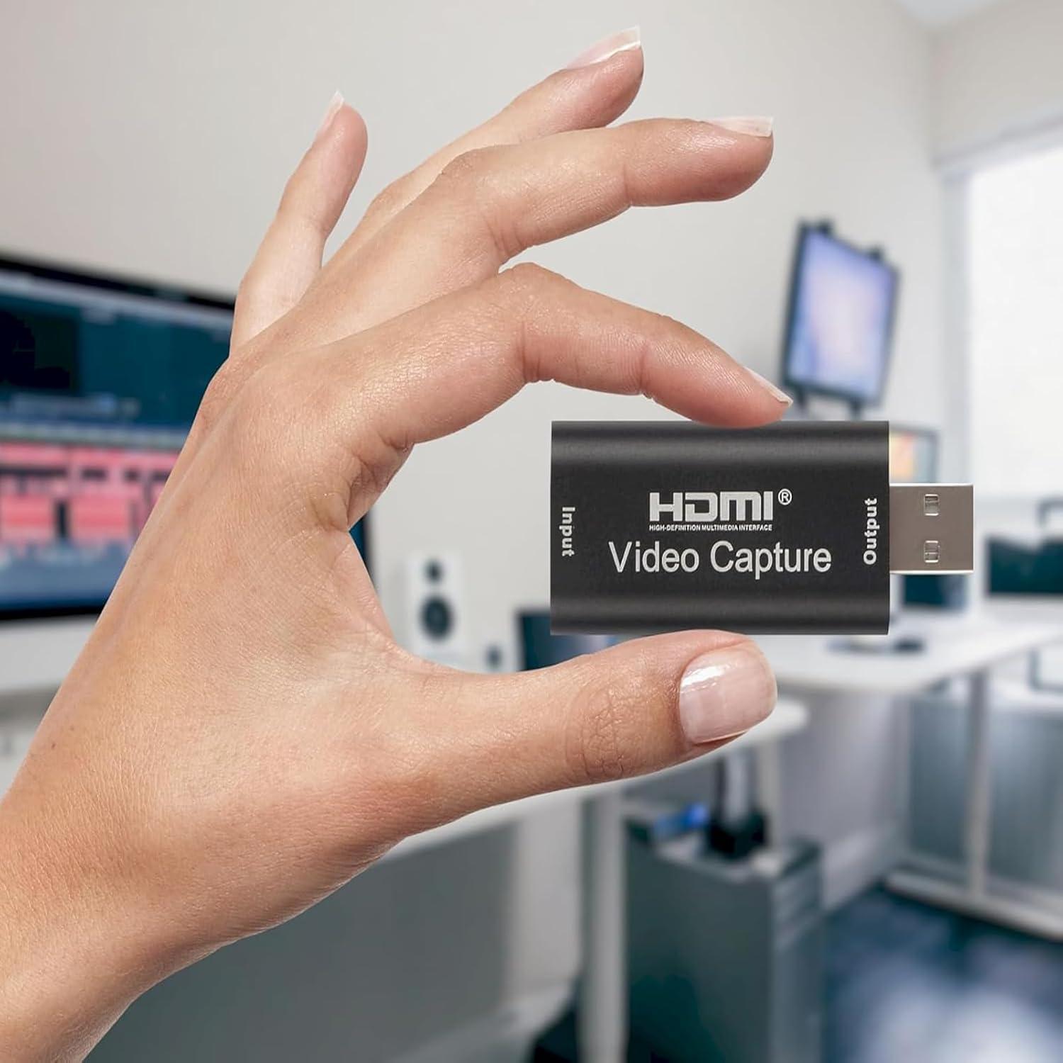 Tarjeta de Captura HDMI a USB 4K AMANKA CJQ-ES Plug & Play