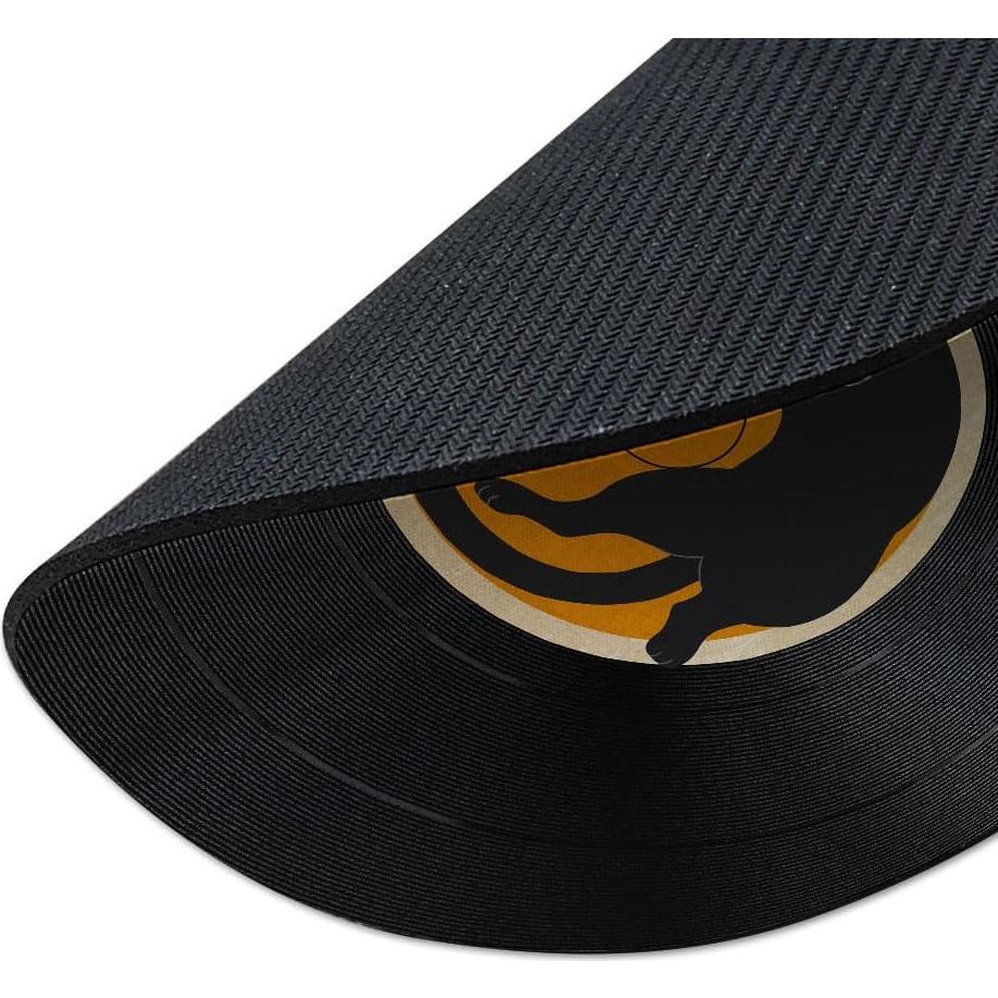 Alfombrilla de Ratón Antideslizante WIRESTER Gato Negro 200mm