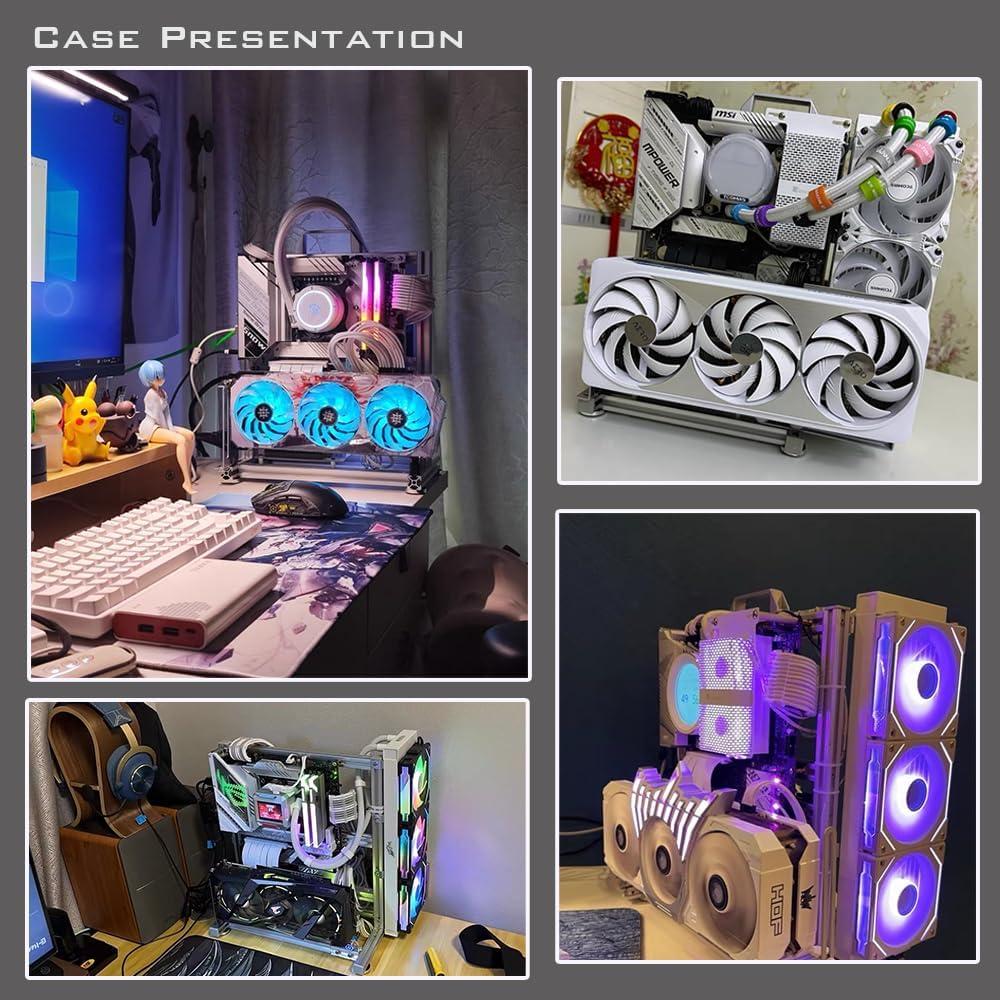 Chasis de PC DALAIBUKESI Marco Abierto ITX Aluminio 1.81 kg