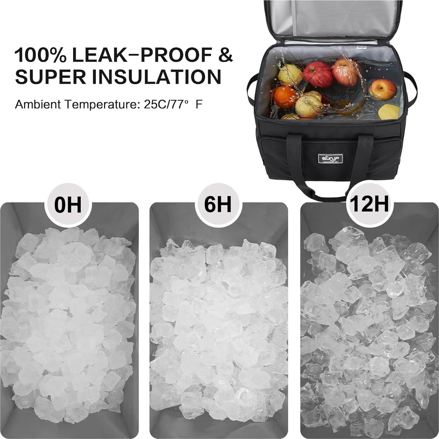 Bolsa Térmica Aislada SUNUP 48 Latas Plegable 16.64L