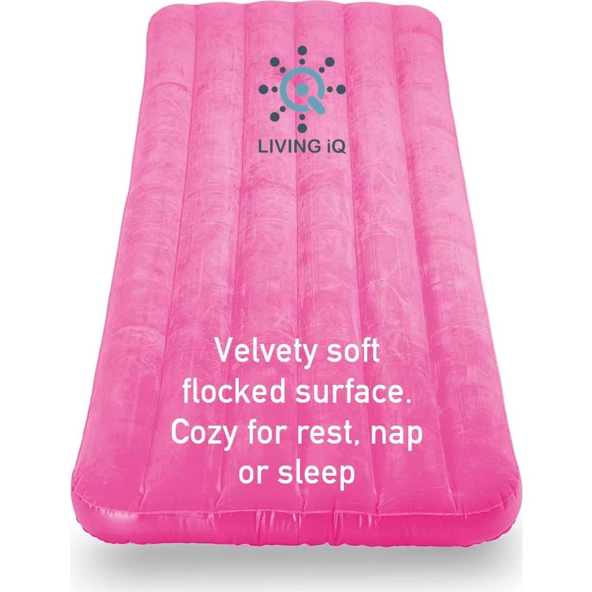Cama de Aire Inflable Living iQ Jr Twin L.O.L. Surprise! Rosa