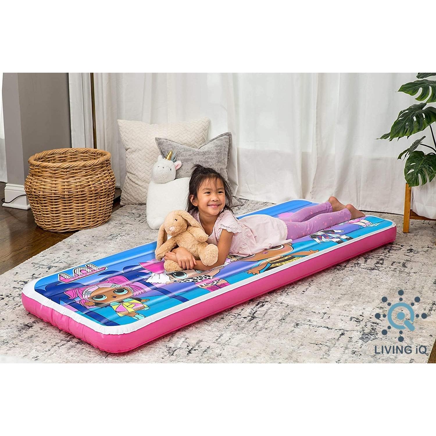 Cama de Aire Inflable Living iQ Jr Twin L.O.L. Surprise! Rosa